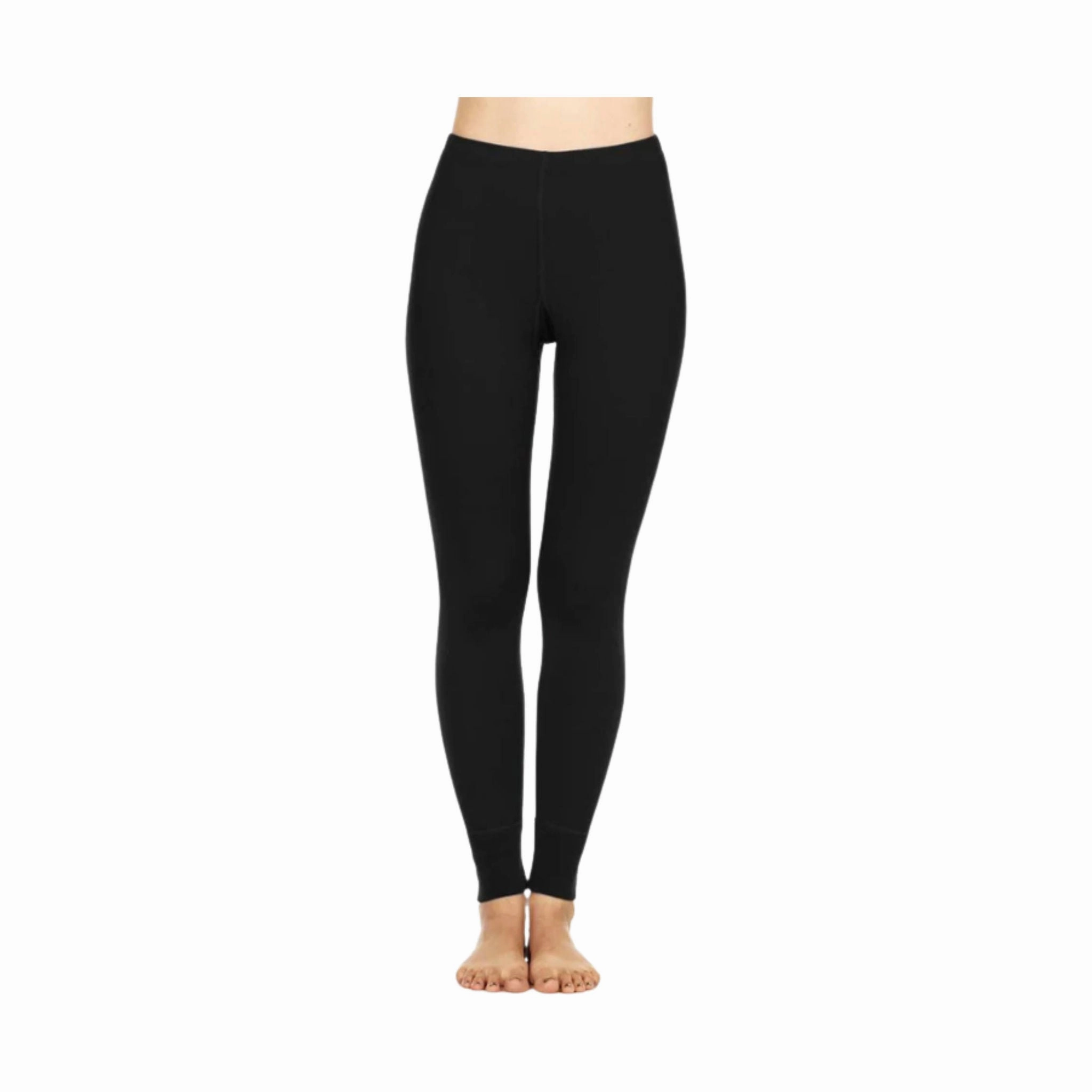 Minus33 Women's Magalloway Lightweight Wool Bottom - Black Stretchable Design Relaxed Fit Design