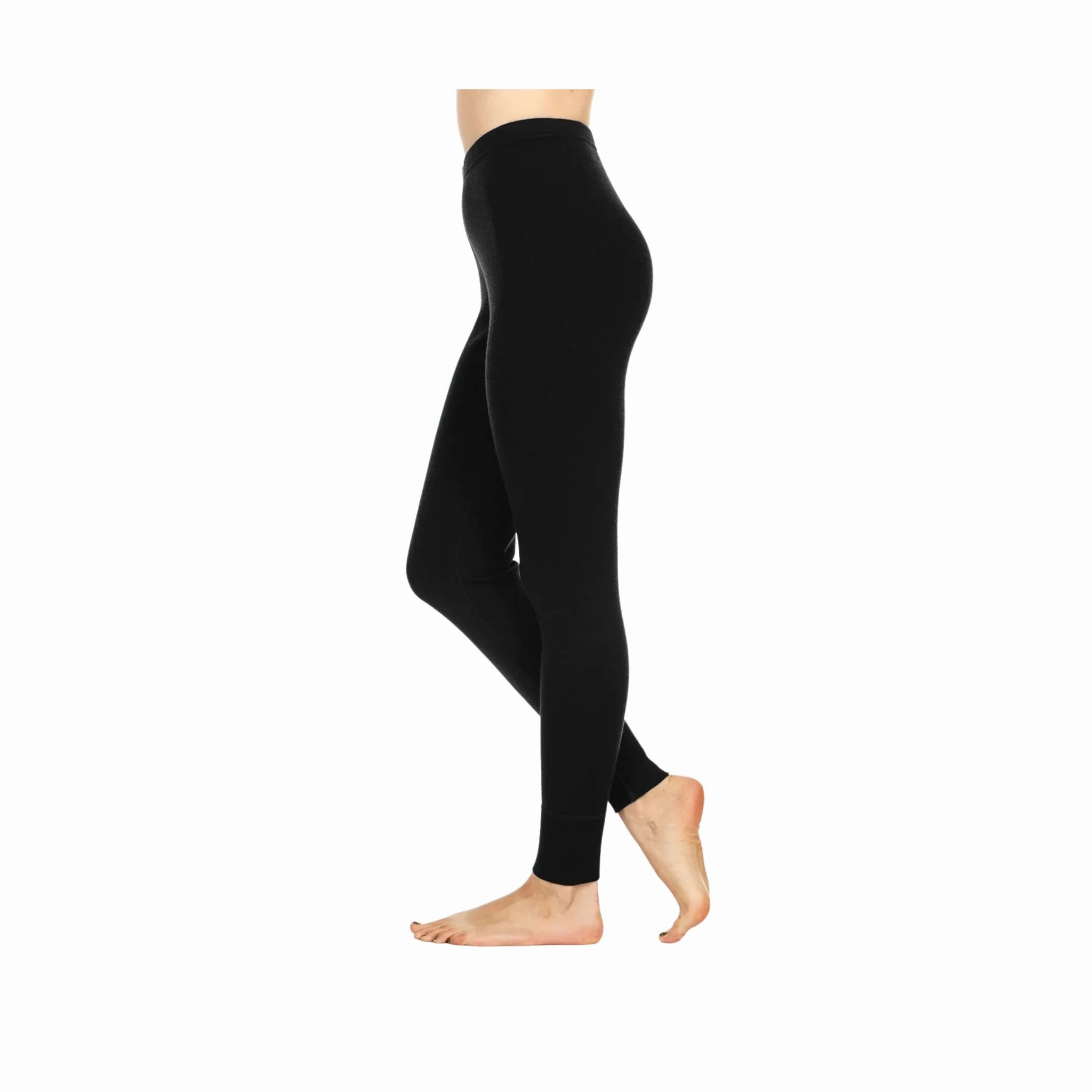 Layered Look Sport Comfort Minus 33 Women's Midweight Base Layer Bottoms - Black
