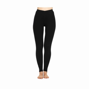 EcoFriendlyMaterial Minus 33 Women's Midweight Base Layer Bottoms - Black