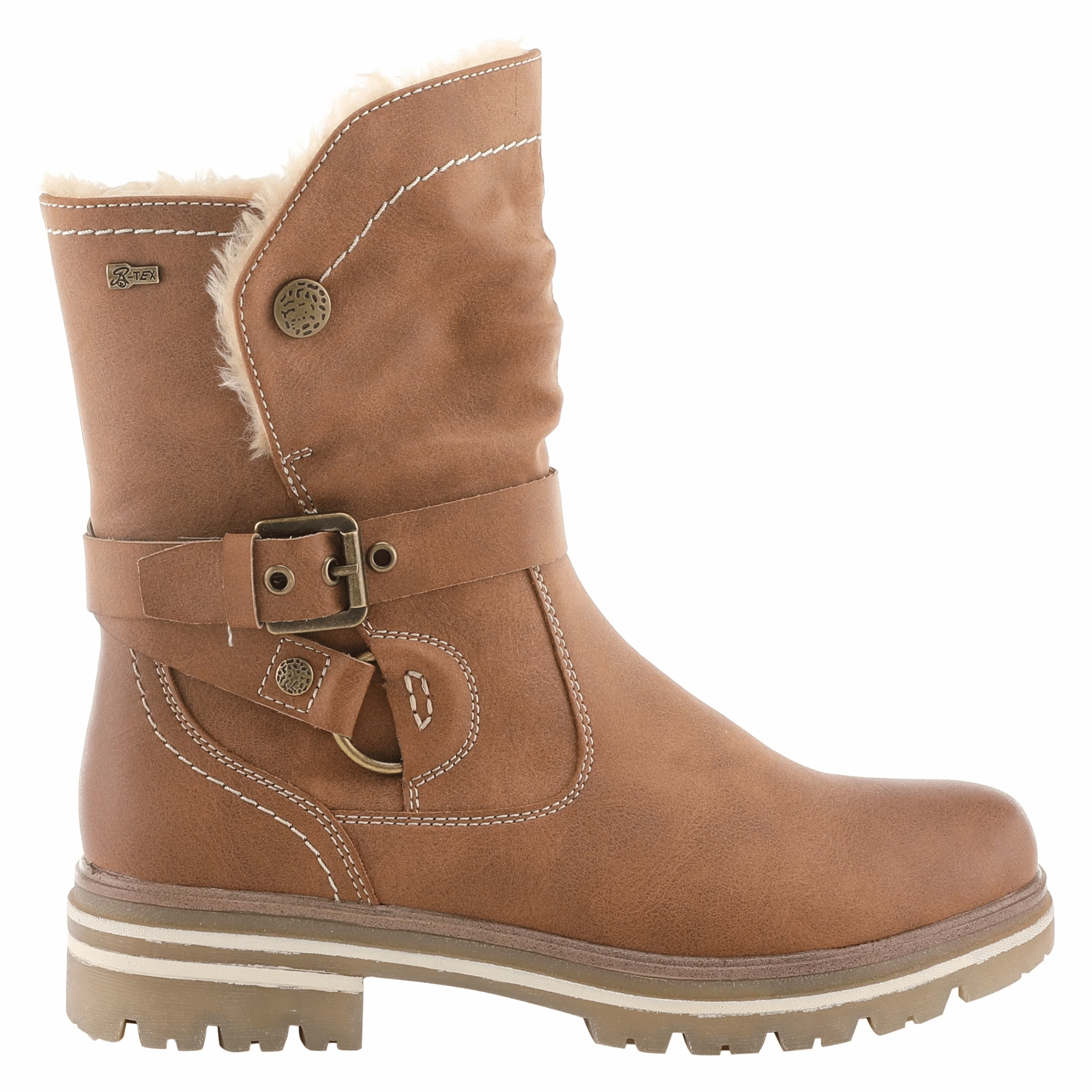 Spring Step Women's Relife Francala Winter Boots - Brown Mud Friendly