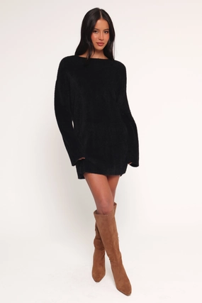 Timeless Wear Mitchell Knit Mini Dress - Black