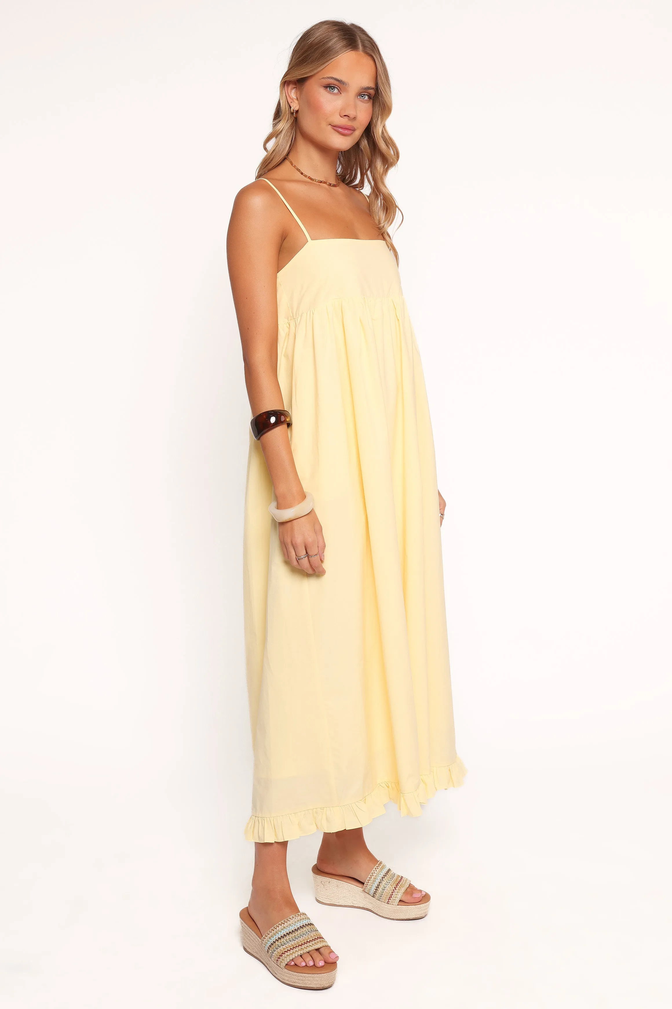 Fit Vibe Miuccia Maxi Dress - Butter Yellow