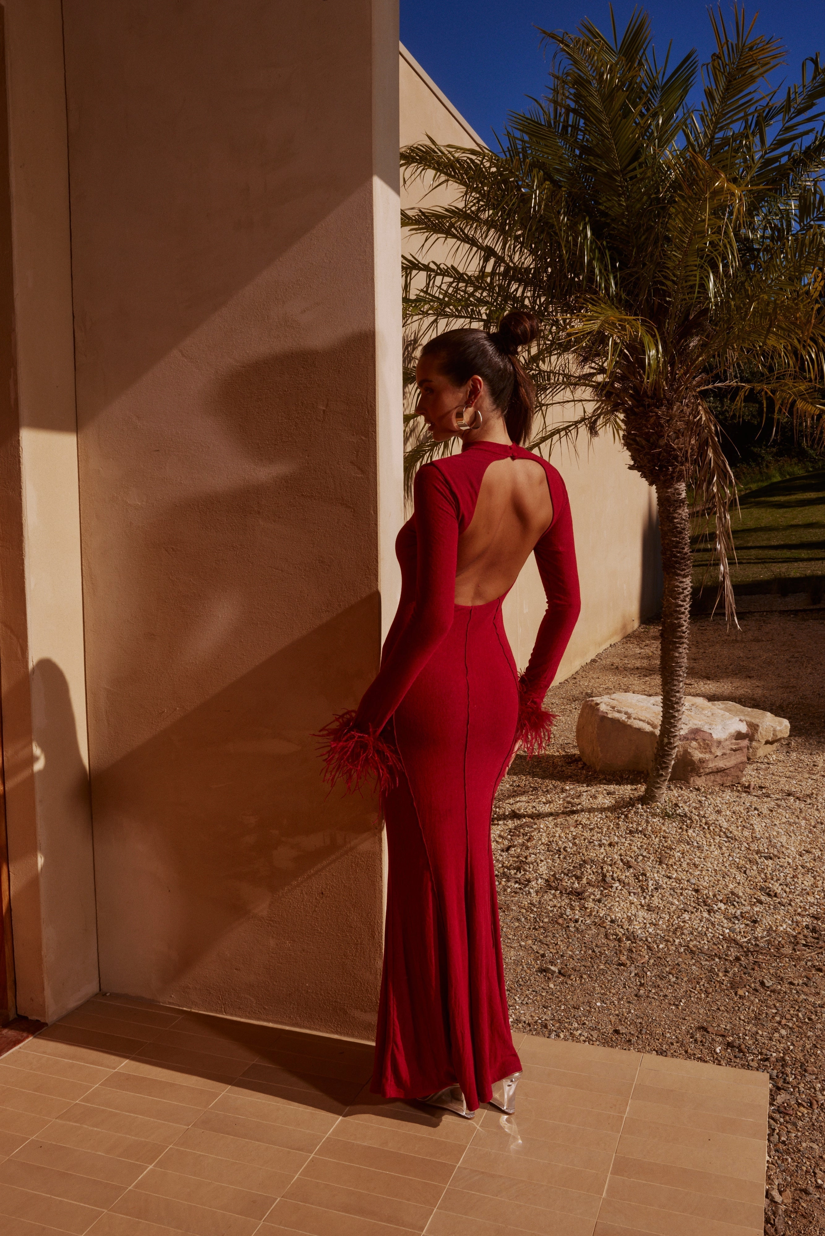 Photo Light Ramoni Maxi Dress - Ruby