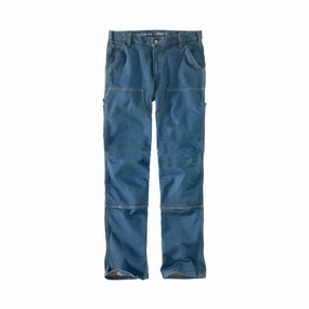 Carhartt Men's Rugged Flex? Double Knee Relaxed Fit Jean - Tahoe Base Wear Streetwear Fan Night Out