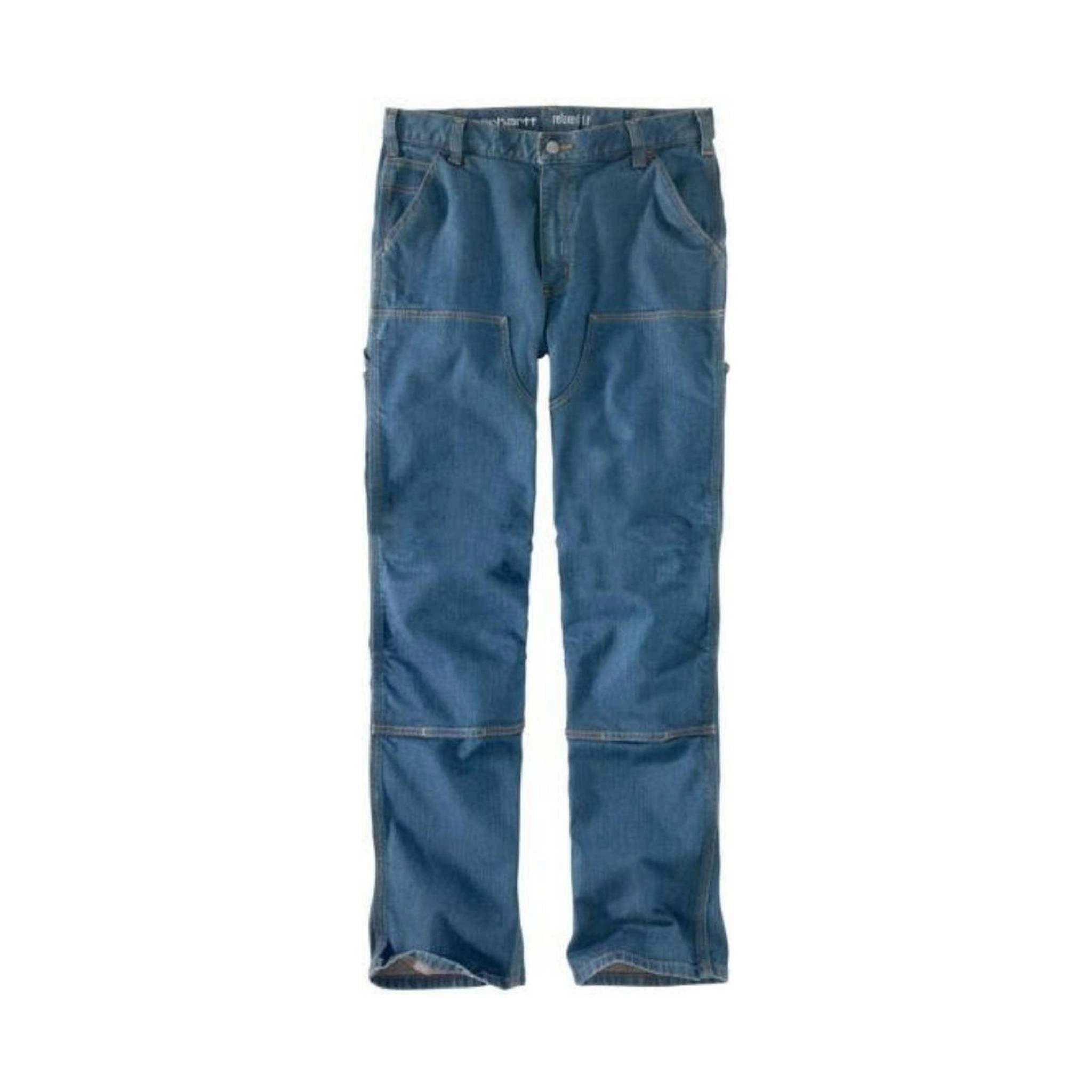 Carhartt Men's Rugged Flex? Double Knee Relaxed Fit Jean - Tahoe Base Wear Streetwear Fan Night Out