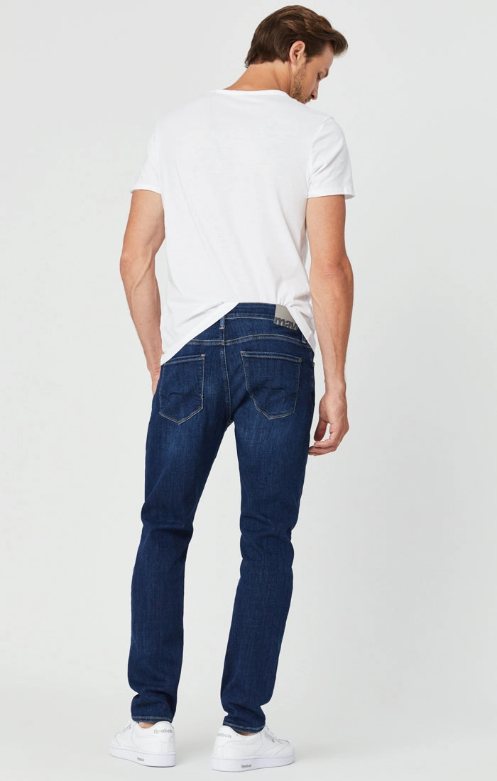 MATT RELAXED STRAIGHT LEG IN DARK FEATHER BLUE Effortless Waist
