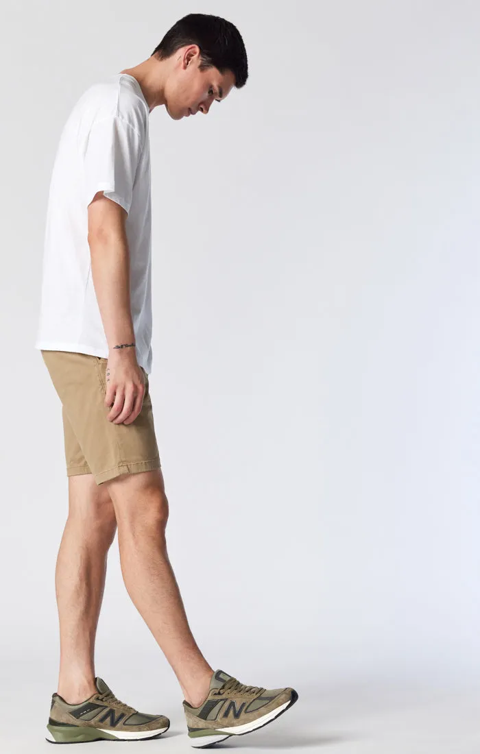 Flexible Movement Cut transportation industry NOAH SHORTS IN BRITISH KHAKI TWILL