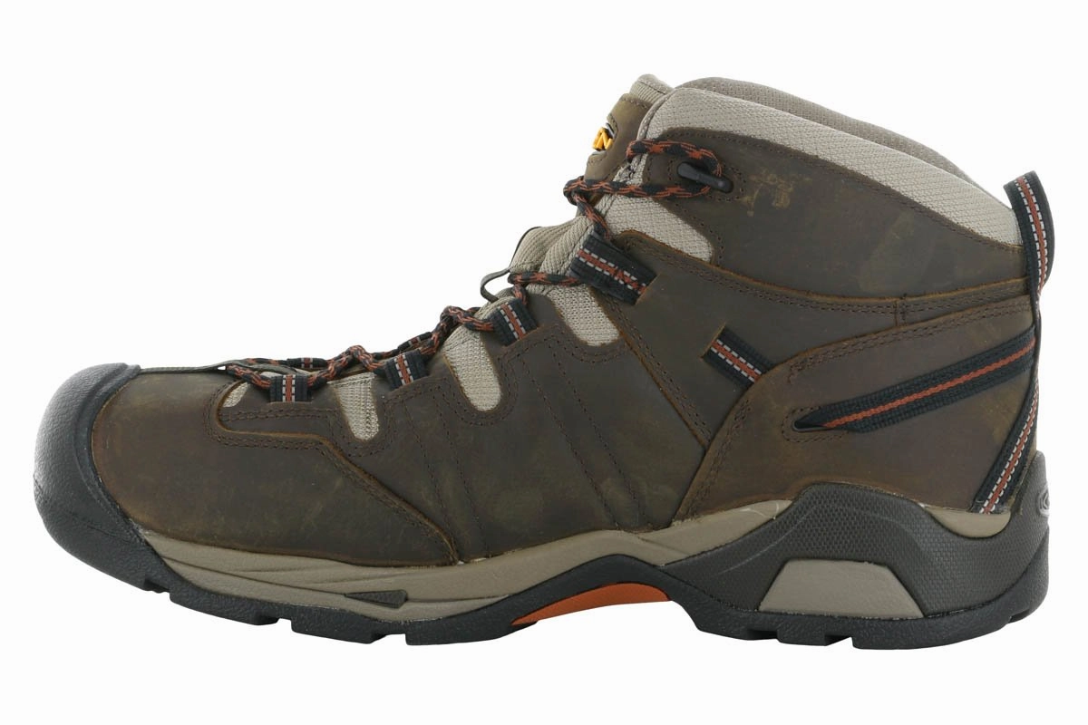 Abrasion Resistant Lace Keen Utility Detroit XT Mid Soft Toe Boot Brown