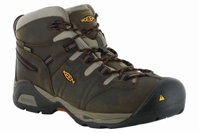 Water-resistant All Weather Urban Commute Keen Utility Detroit XT Mid Soft Toe Boot Brown