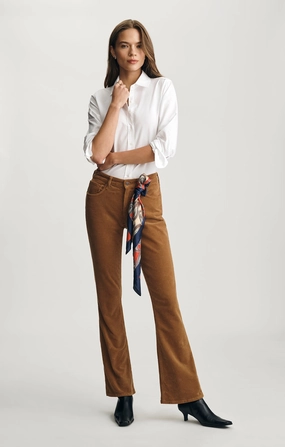 NonIrritatingSeams MOLLY BOOTCUT IN CAMEL CORD