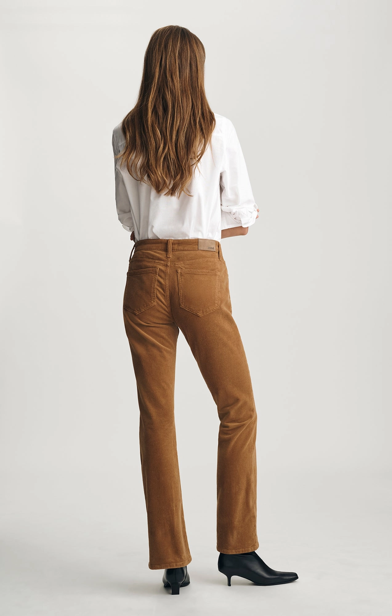 Unrestricted Movement Stretching Fit MOLLY BOOTCUT IN CAMEL CORD