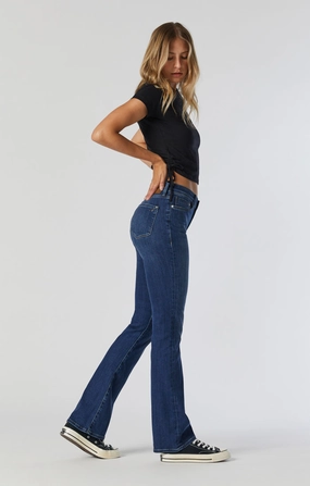 Perfect Length Hypoallergenic Material Composition MOLLY BOOTCUT IN INDIGO SUPERSOFT