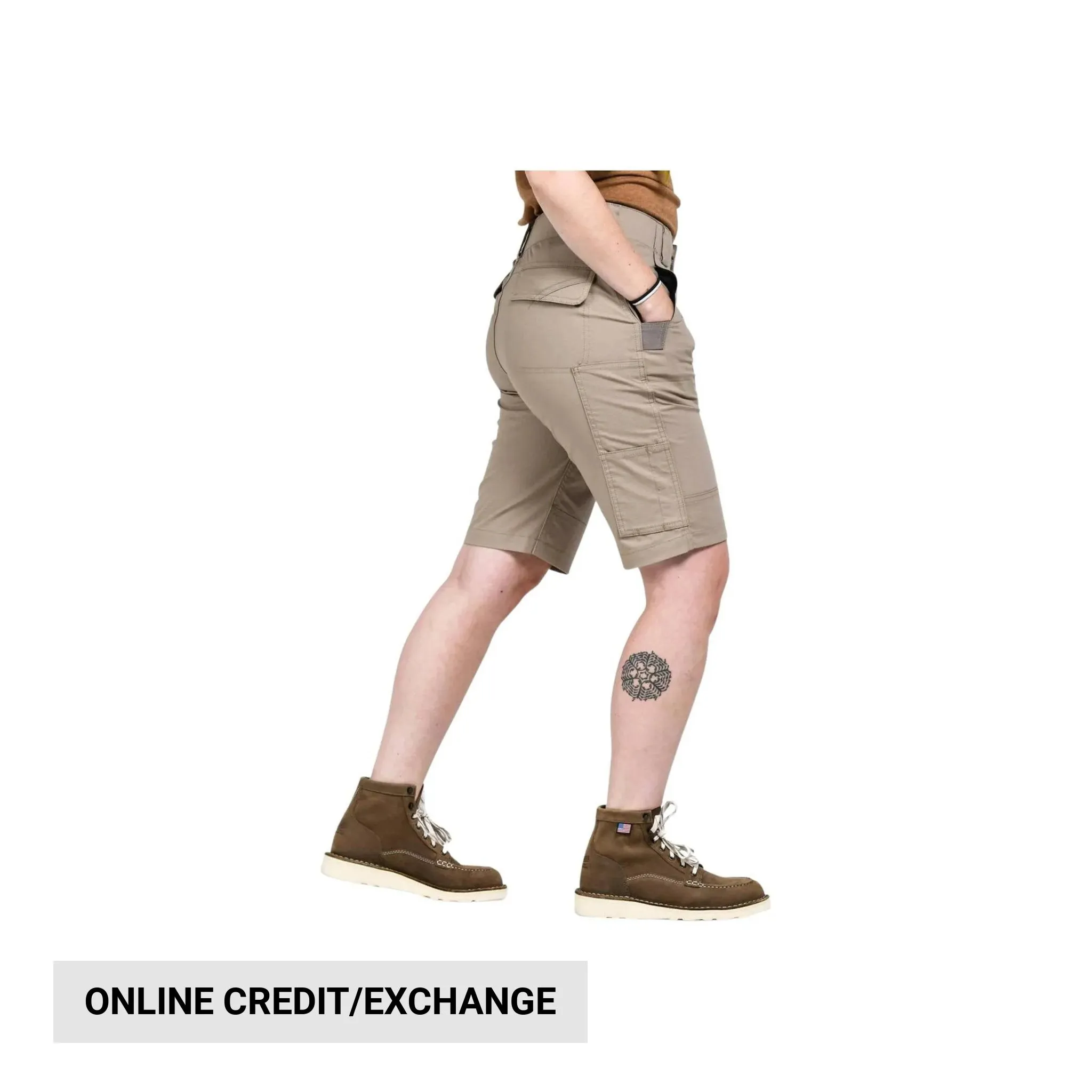 Dovetail Women's Day Construct Short - Flax Light Flex Wear Breathable fabric construction