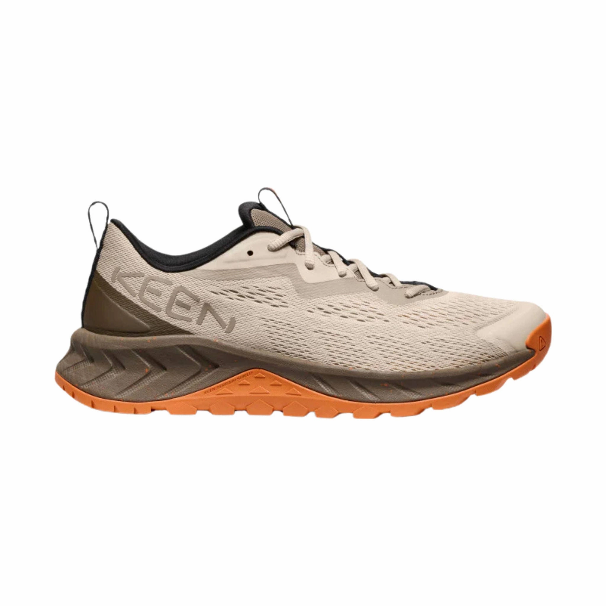 KEEN Men's Versacore Speed Shoes - Plaza Taupe/Gold Flame Temperature Regulating Fabric Stability Arch
