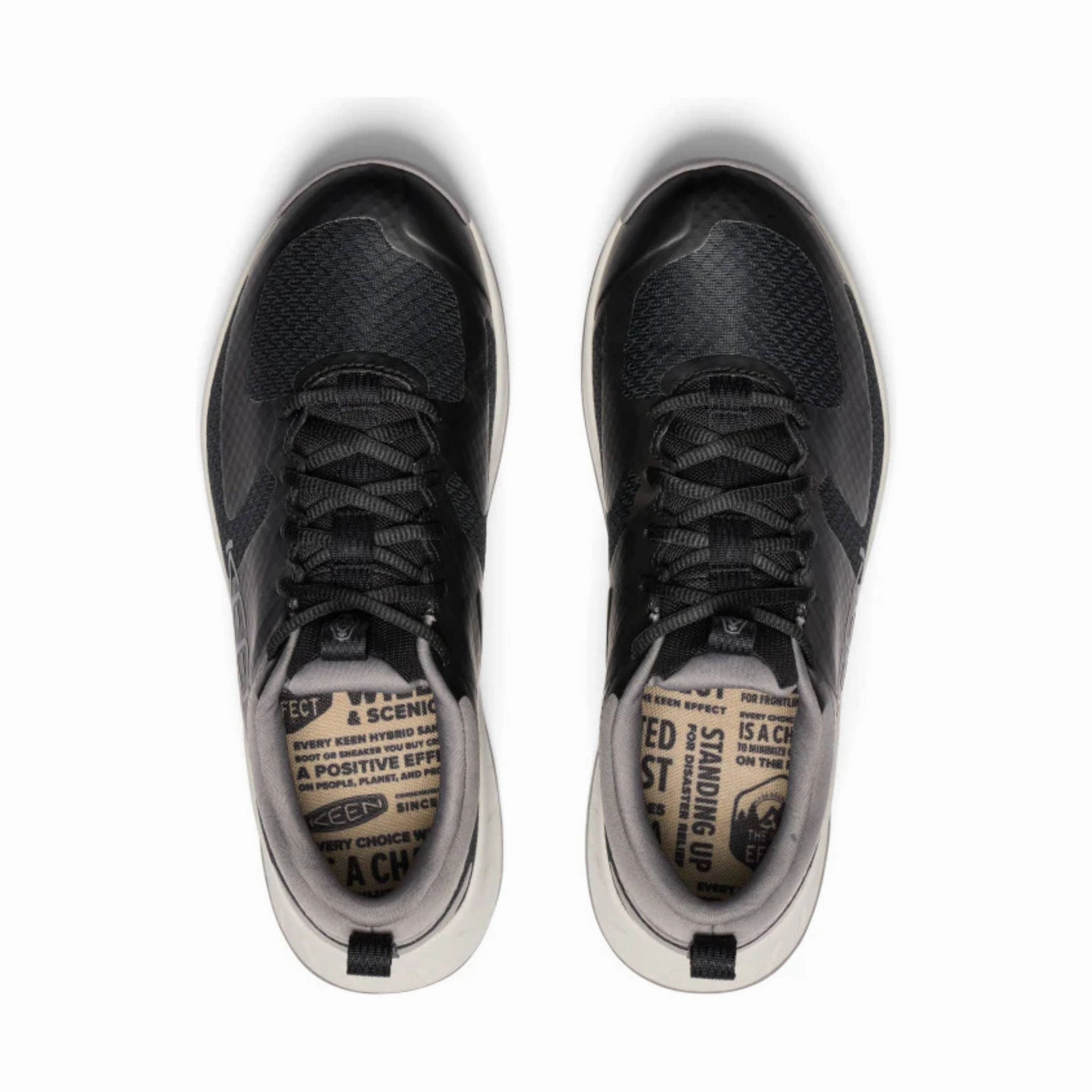 Eco Materials Reinforced Eyelet Durability KEEN Men's Versacore Waterproof Shoes - Black/Magnet