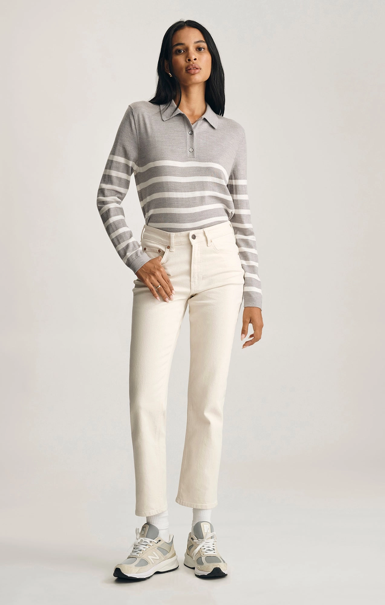 NEW YORK STRAIGHT LEG IN BEIGE CLASSIC BLUE Light Fabric