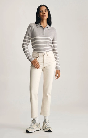 NEW YORK STRAIGHT LEG IN BEIGE CLASSIC BLUE Light Fabric