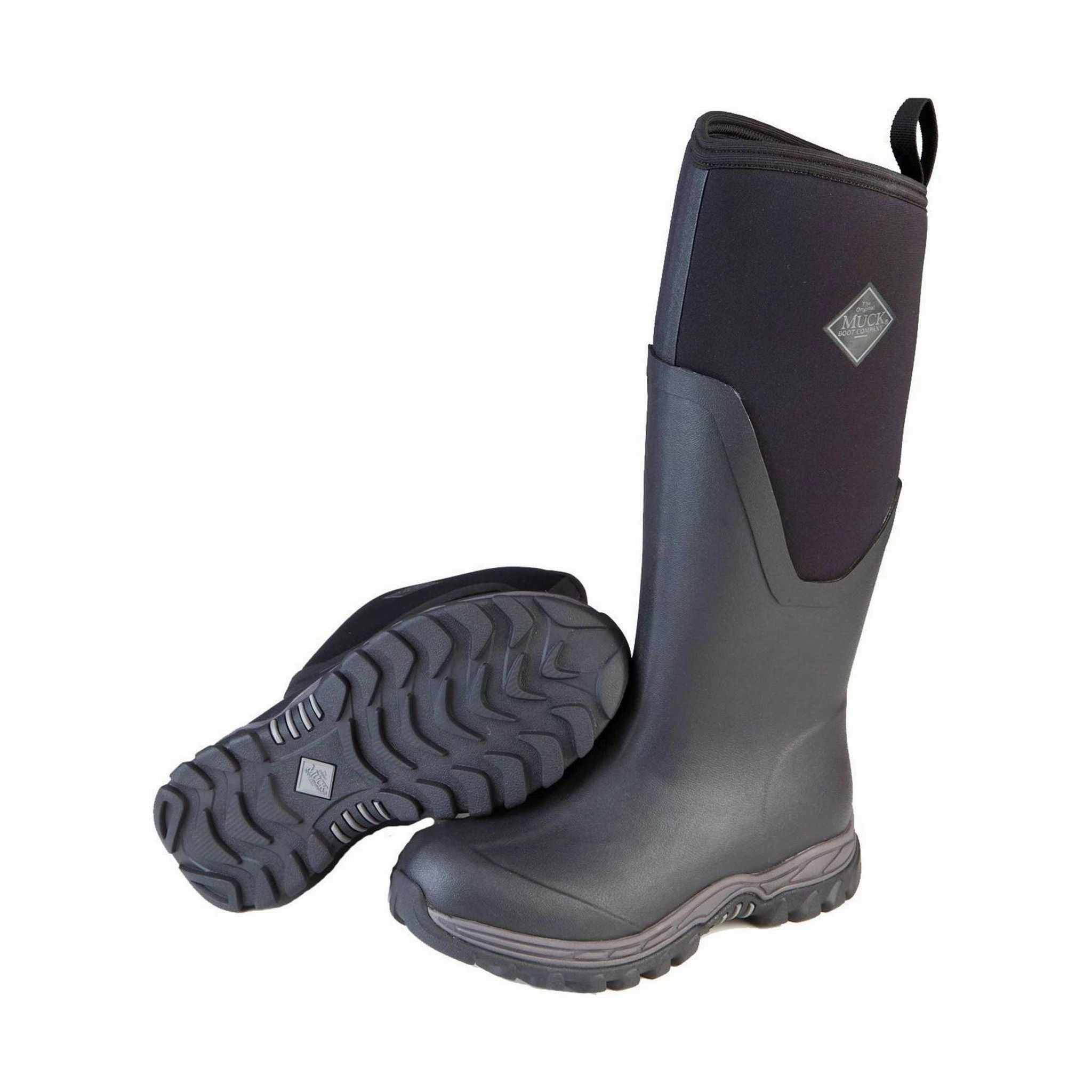 Adventure Time Padded Interior Cold Climate Muck Boot Women's Arctic Sport II Tall Extreme-Conditions Sport Boot - Black
