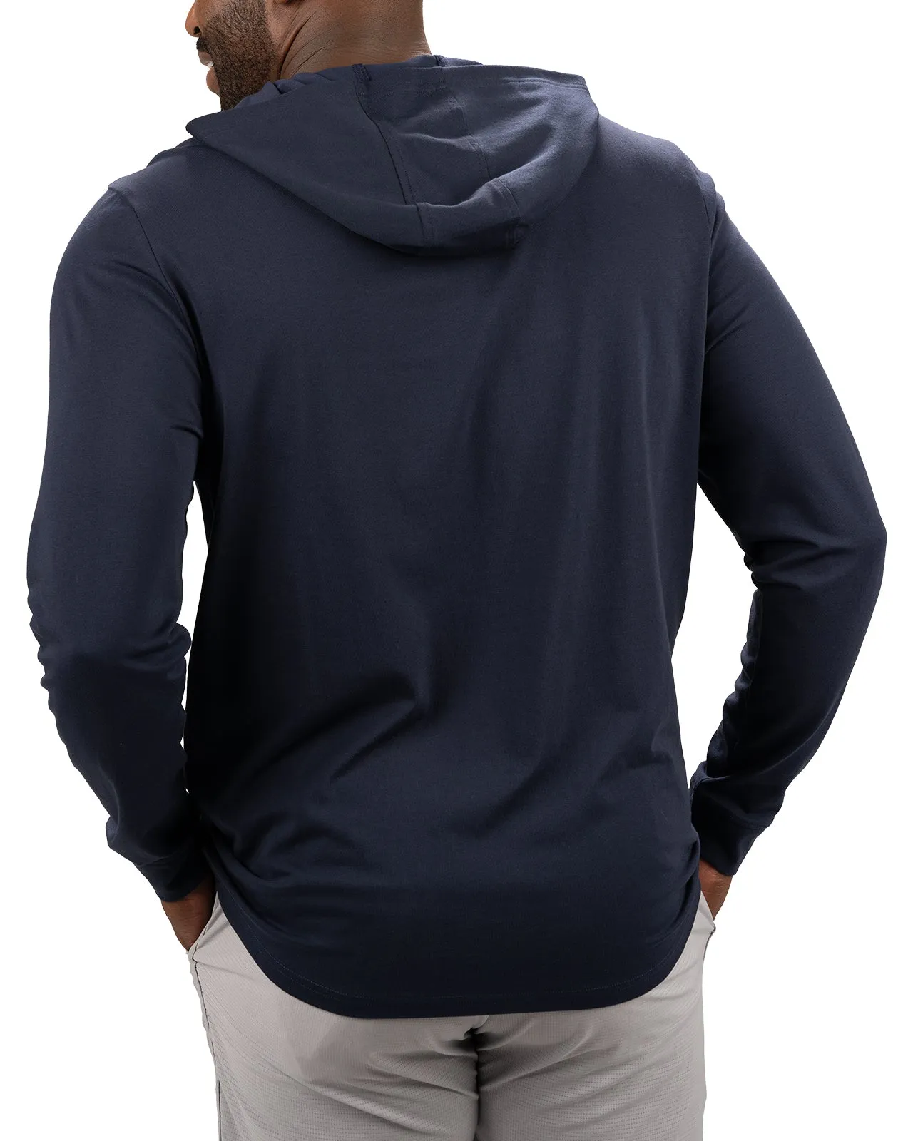 Luxe T Hoodie Stone Wash Process