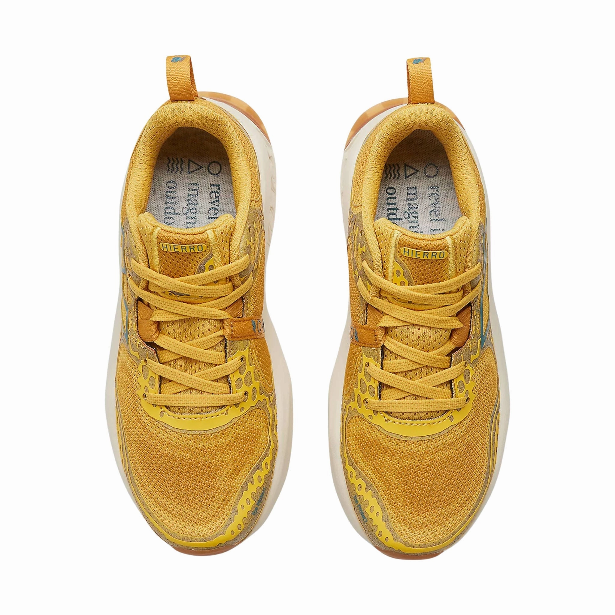 MinimalistDesign New Balance Women's Fresh Foam X Hierro v8 Trail Shoes - Ginger Lemon with Calcium and Terrarium