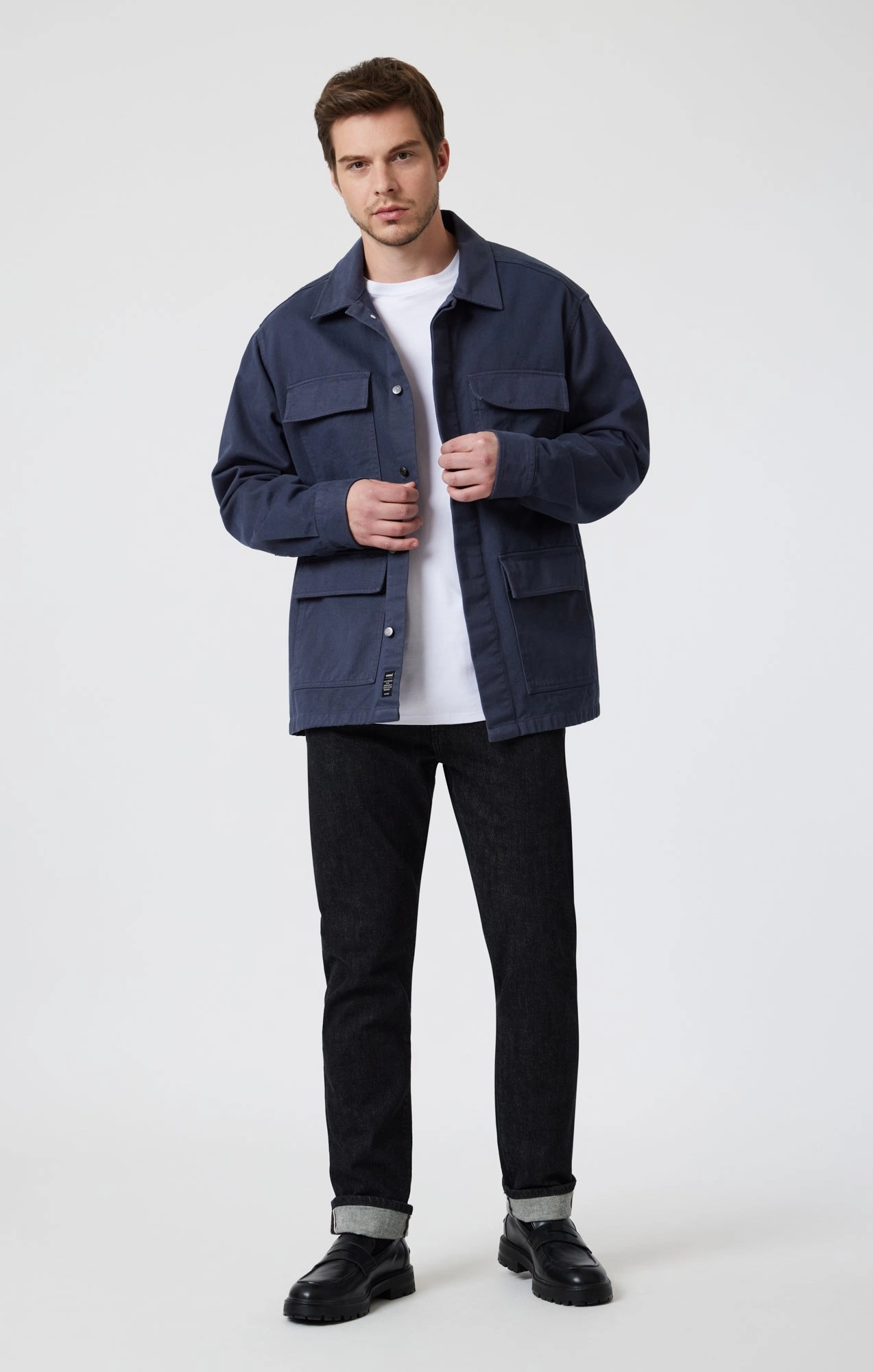 Compact Design MULTI-POCKET JACKET IN DARK SHADOW
