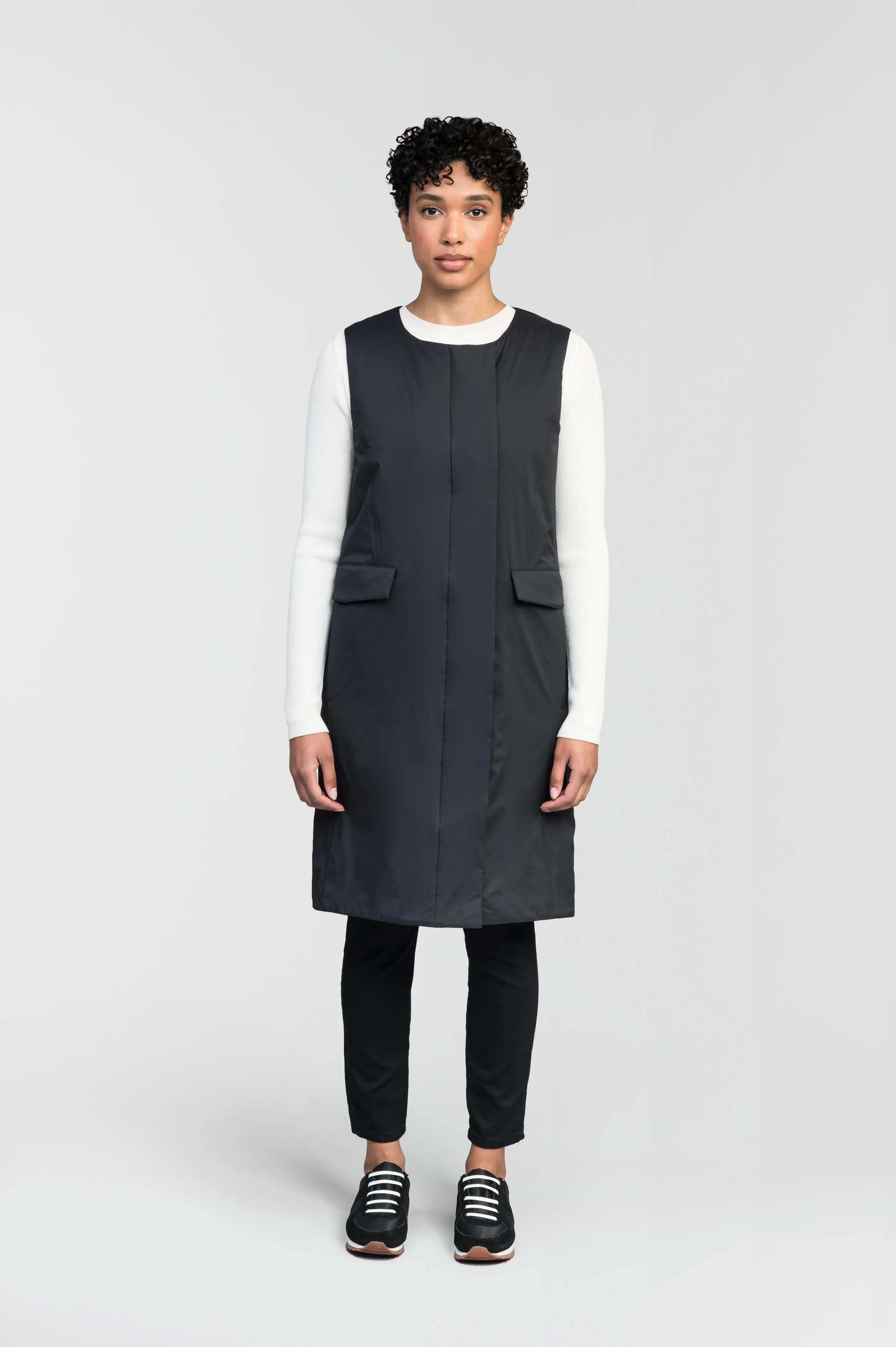 Warmth Retention Brexton Women's Tailored Long Mid Layer Vest