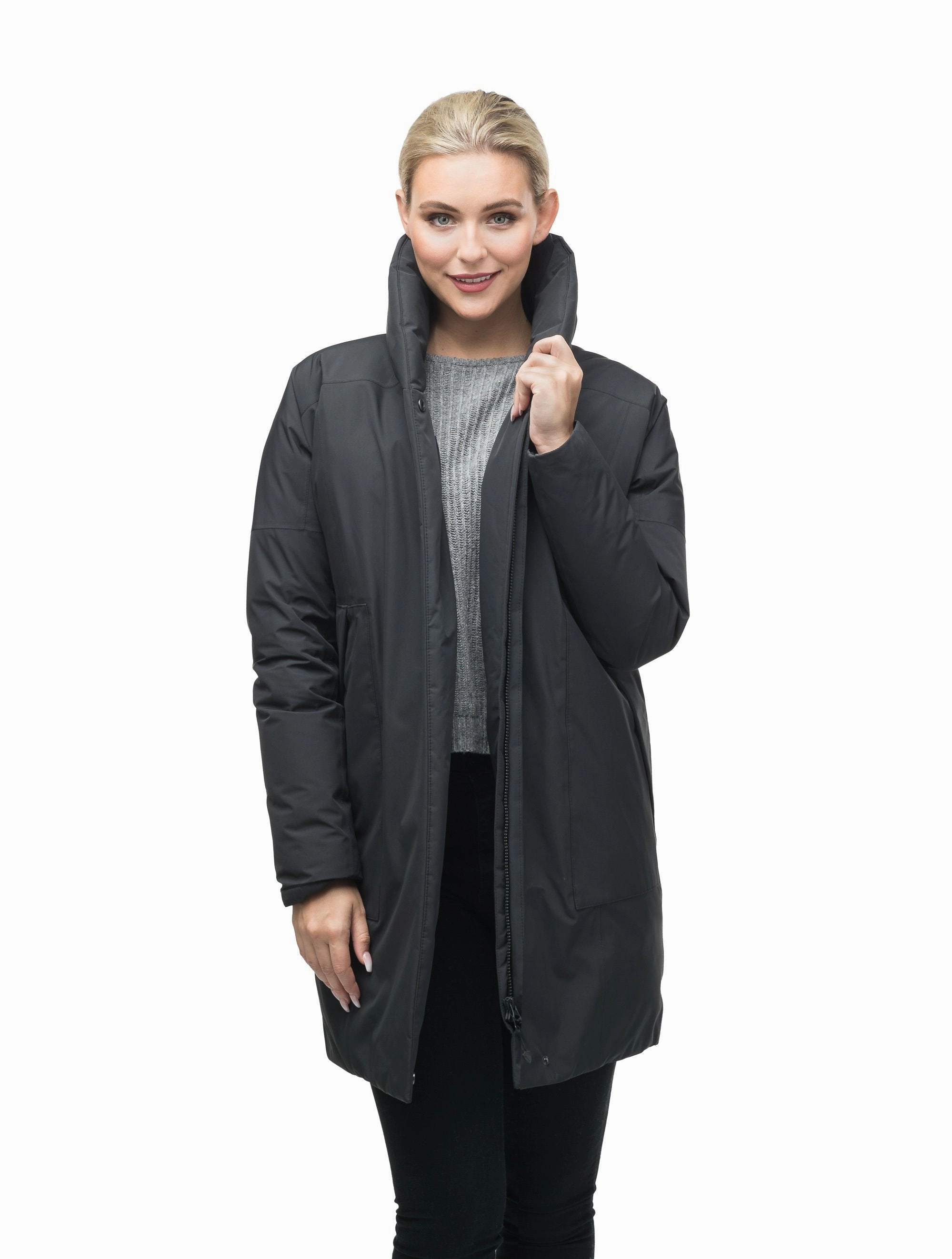 Alana Women's Cocoon Coat OdorResistant Treatment Comfort Fit Cut