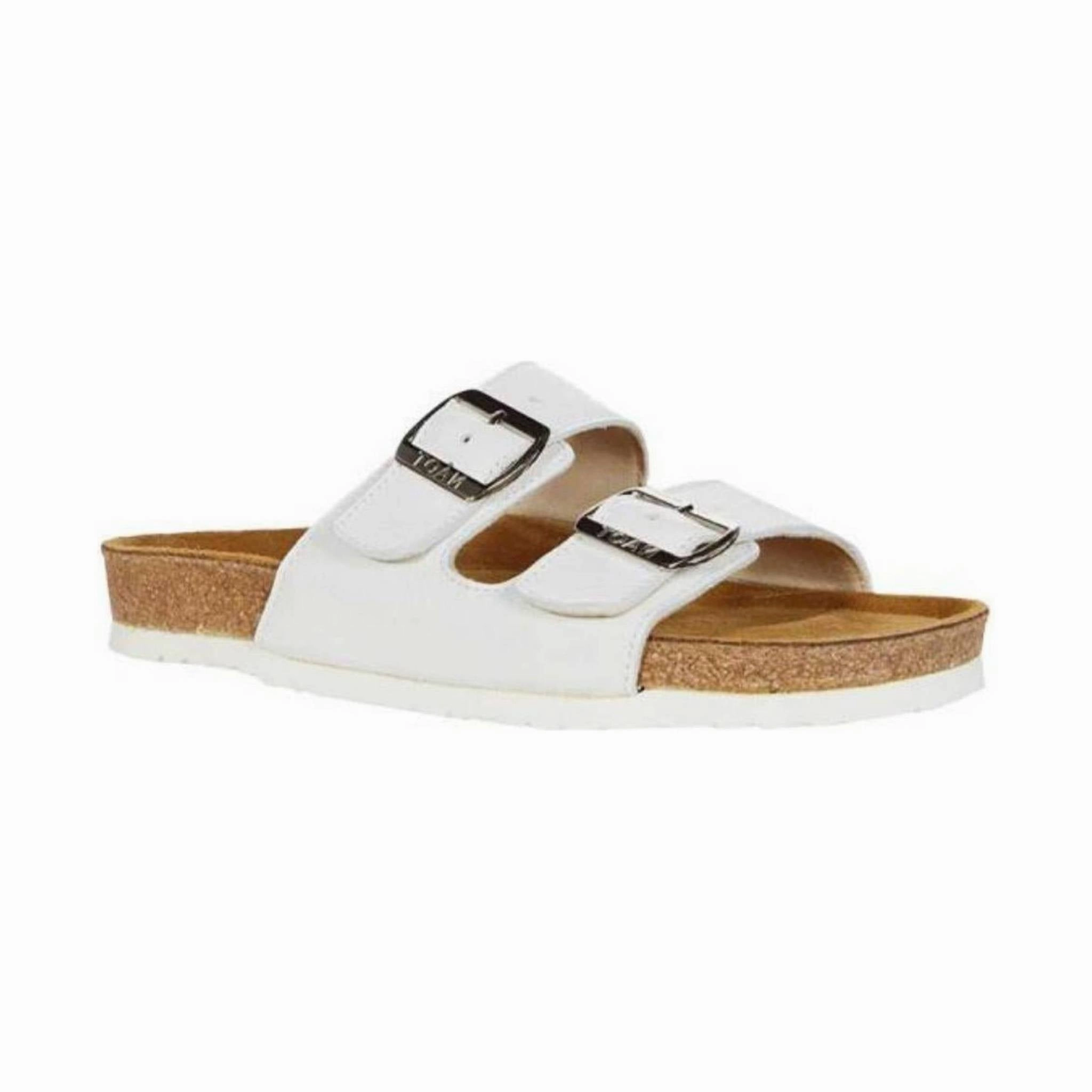 Relax Vibe Easy To Clean Naot Women's Santa Barbara Classic Sandal - White Leather