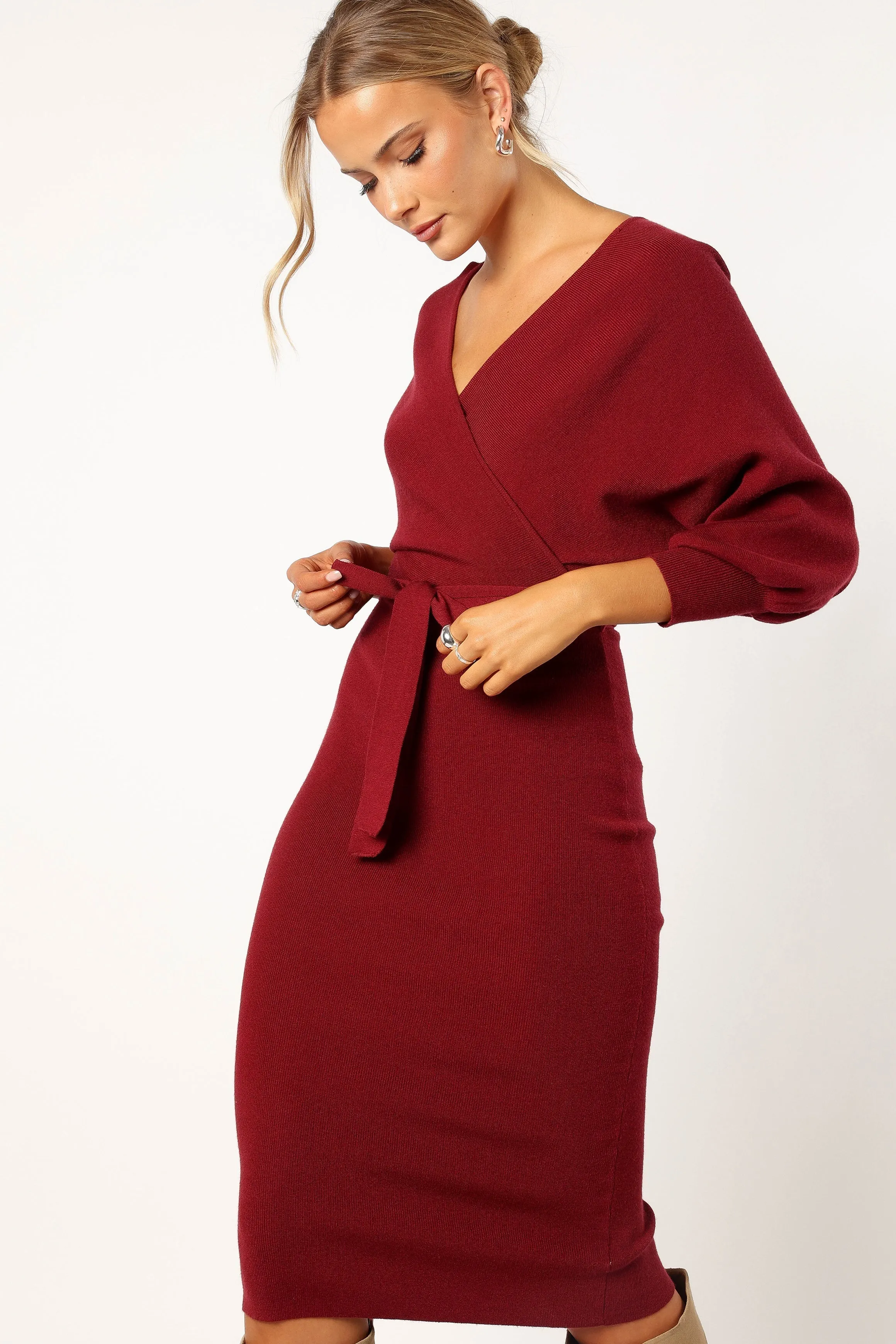 Nate Dress - Merlot Fashion Forward