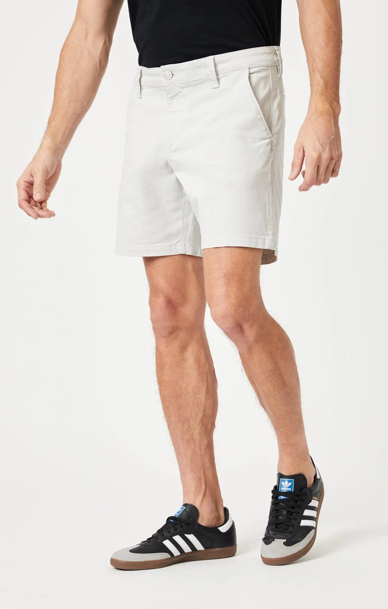 Relax Mode NATE SHORTS IN OYSTER MUSHROOM TWILL