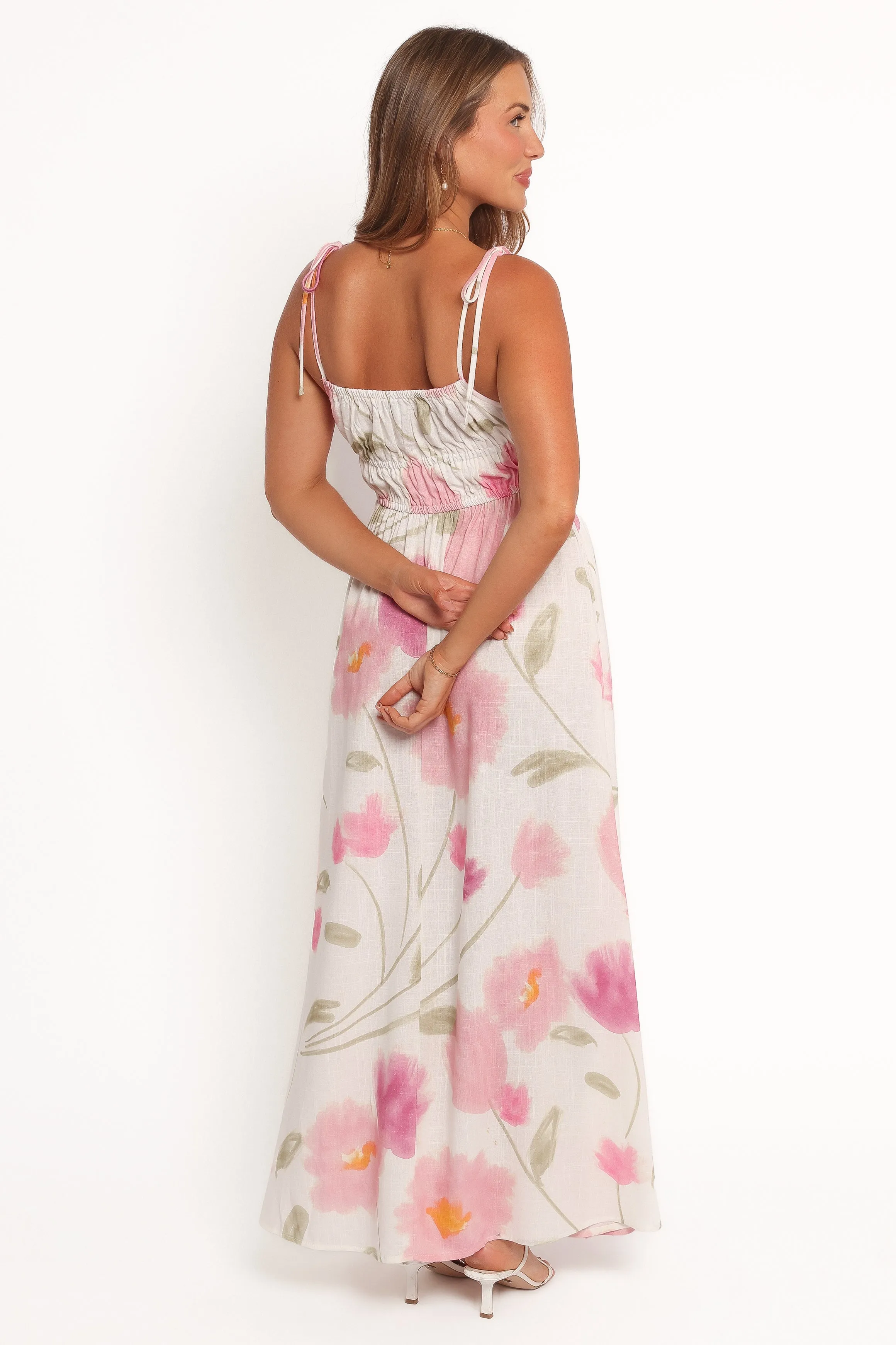 Nerys Maxi Dress - Blossom Bow Soft Lower Hem