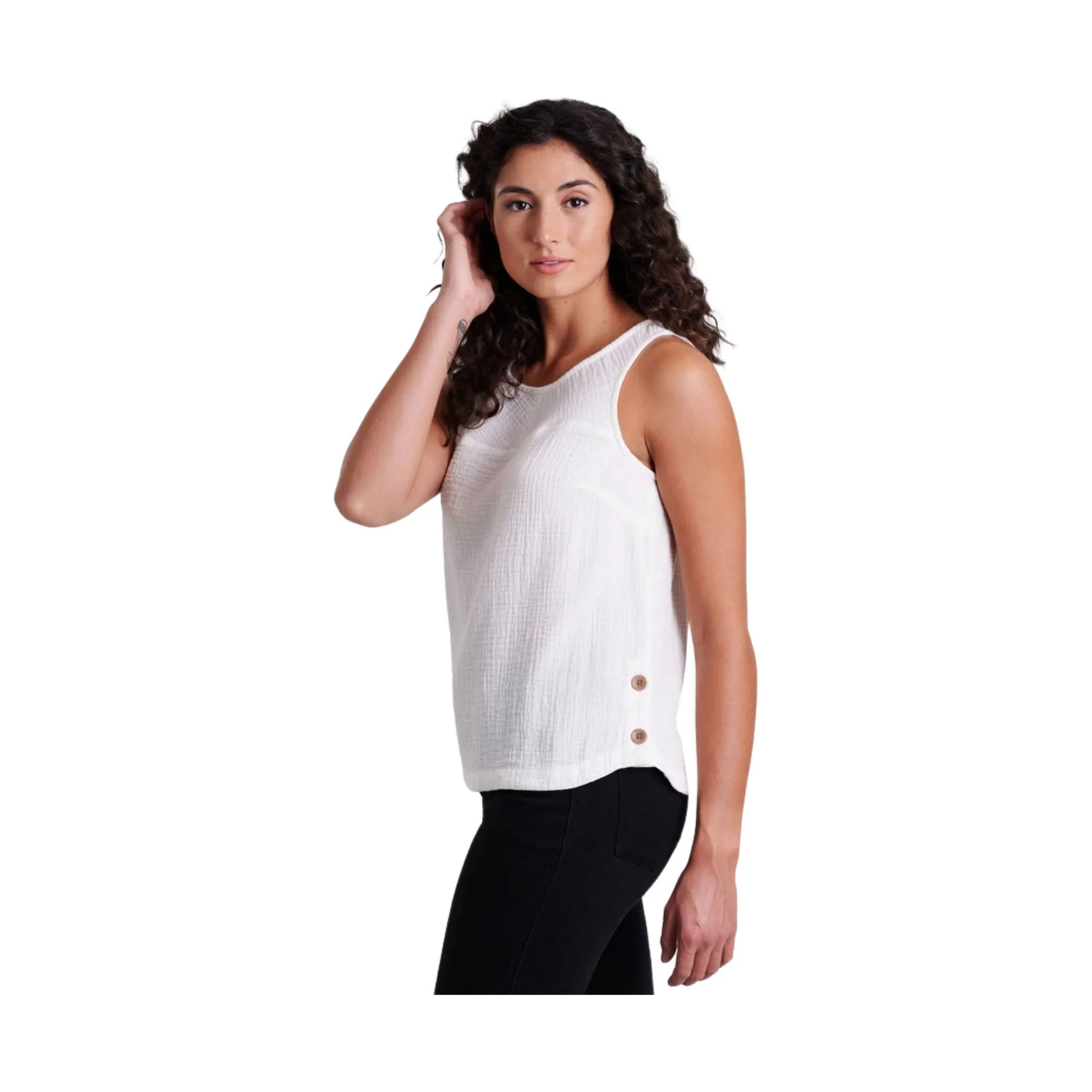Flexible Knit Kuhl Women's Klover Tank - White