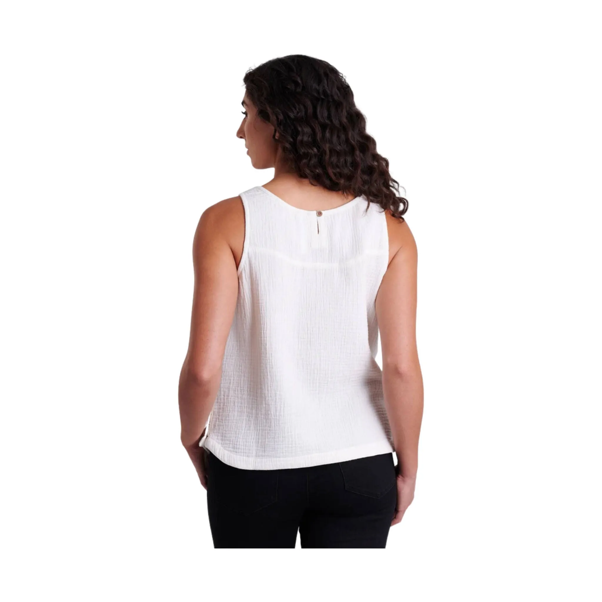 Organic Cotton Fiber Kuhl Women's Klover Tank - White