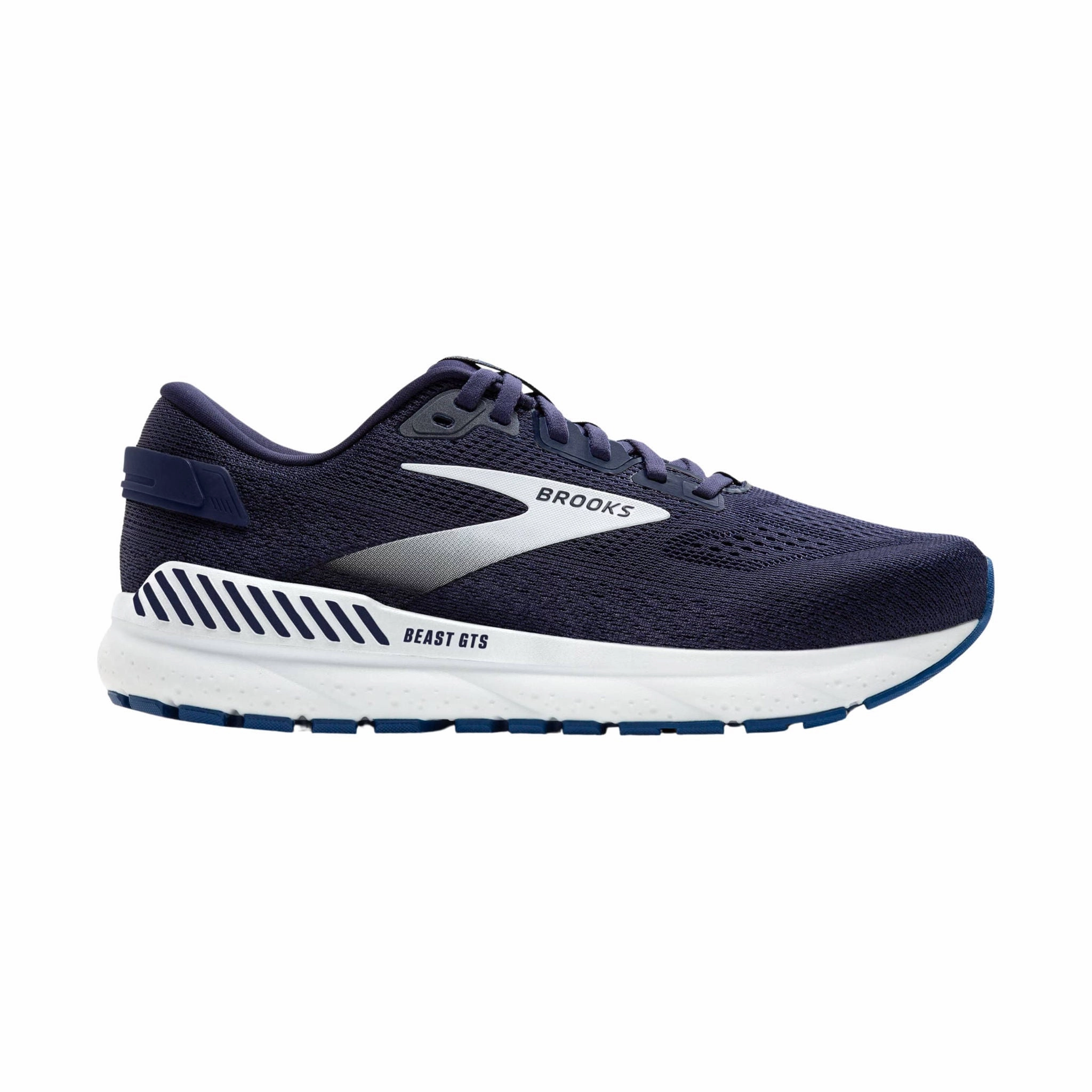Brooks Men's Beast GTS 24 Road Running Shoes - Peacoat/True Navy/White Reinforced Stitch Bonding Fashion-forward comfort