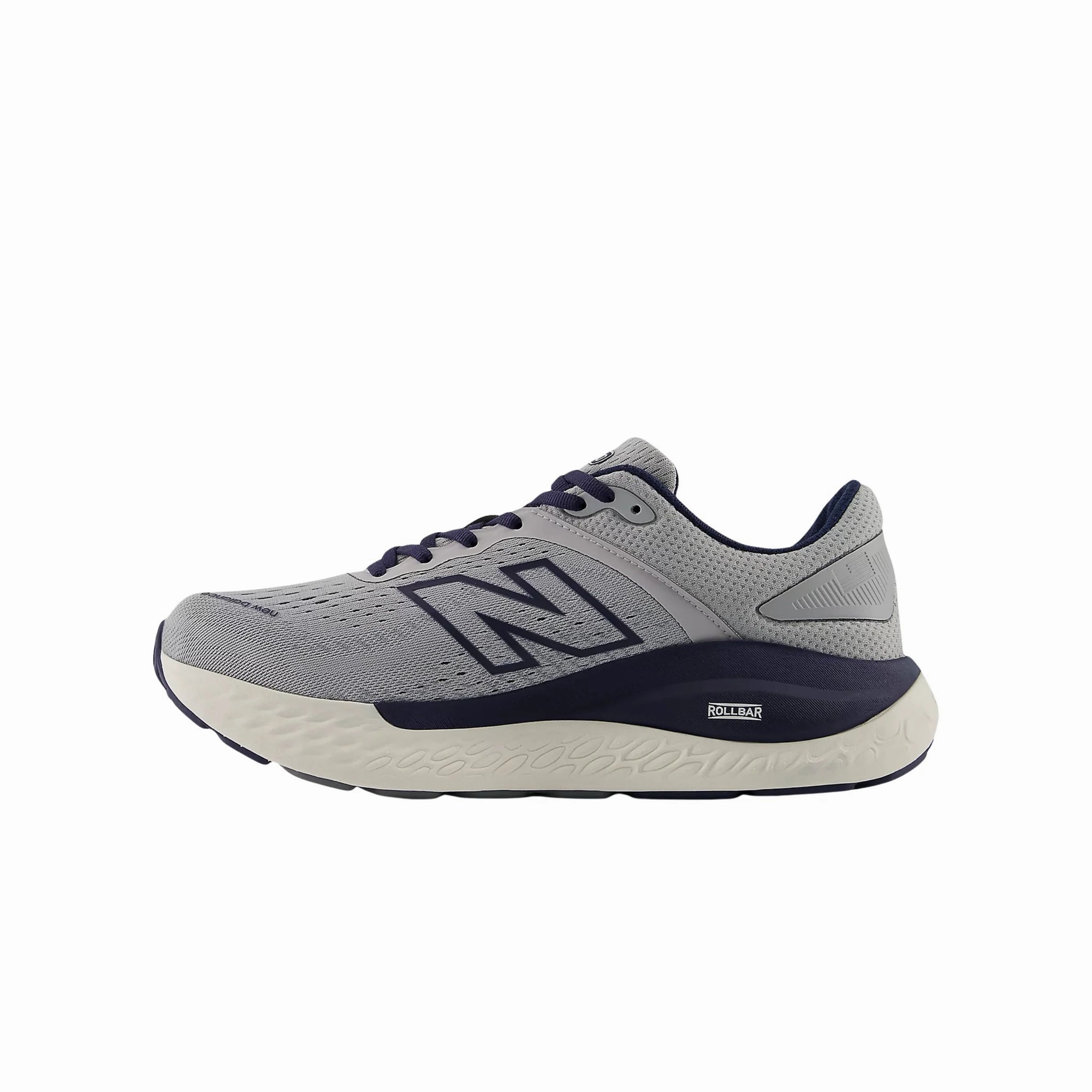 New Balance Men's 1540v4 Running Shoes - Aluminum Grey with NB Navy Structured Shoe