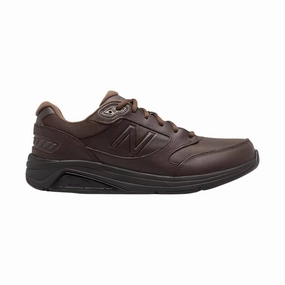 New Balance Men's 928v3 Walking Shoes - Brown Leather Resilient Form