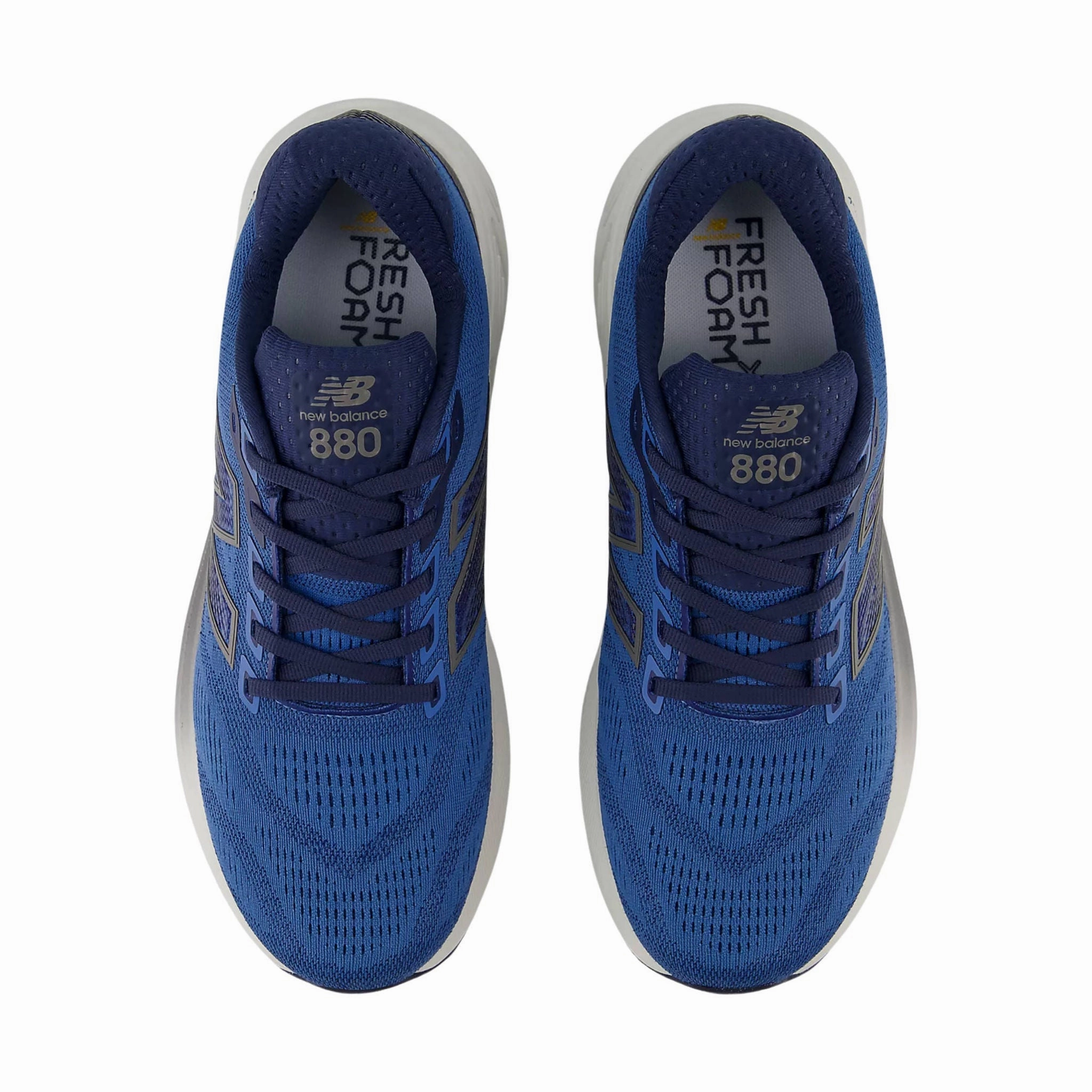 New Balance Men's Fresh Foam X 880v15 Running Shoes - Sea Stone With NB Navy and Marmalade Sophisticated piece