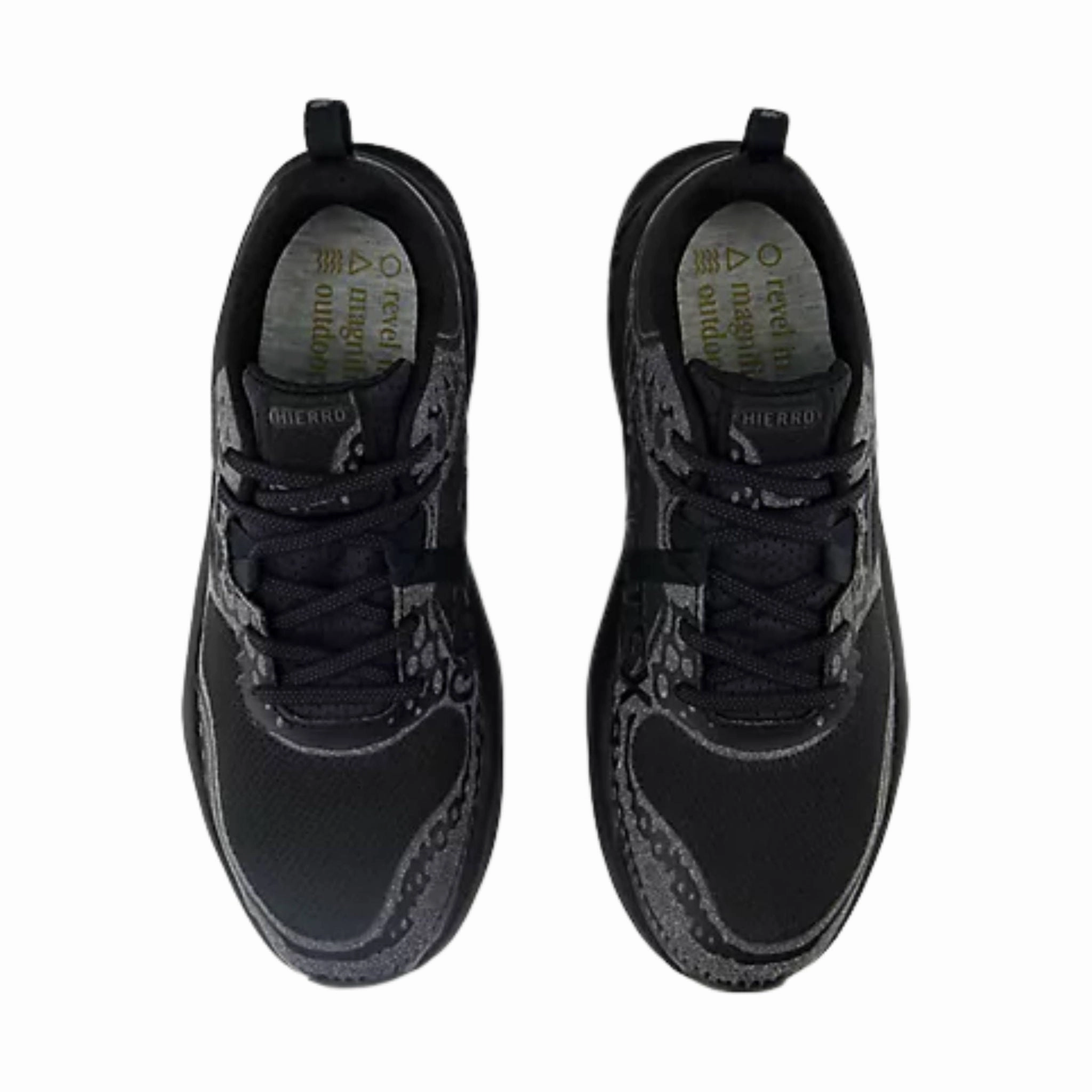 Breathable Knit Fabric New Balance Men's Fresh Foam X Hierro V8 Gore Tex Hiking and Trail Shoes - Black