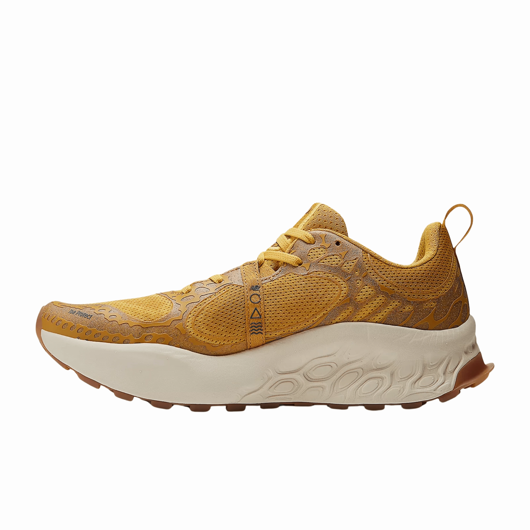 Trendy sneakers Torsional Stability Feature New Balance Men's Fresh Foam X Hierro v8 Trail Running Shoes - Butterscotch with Ginger Lemon and Deep Sea