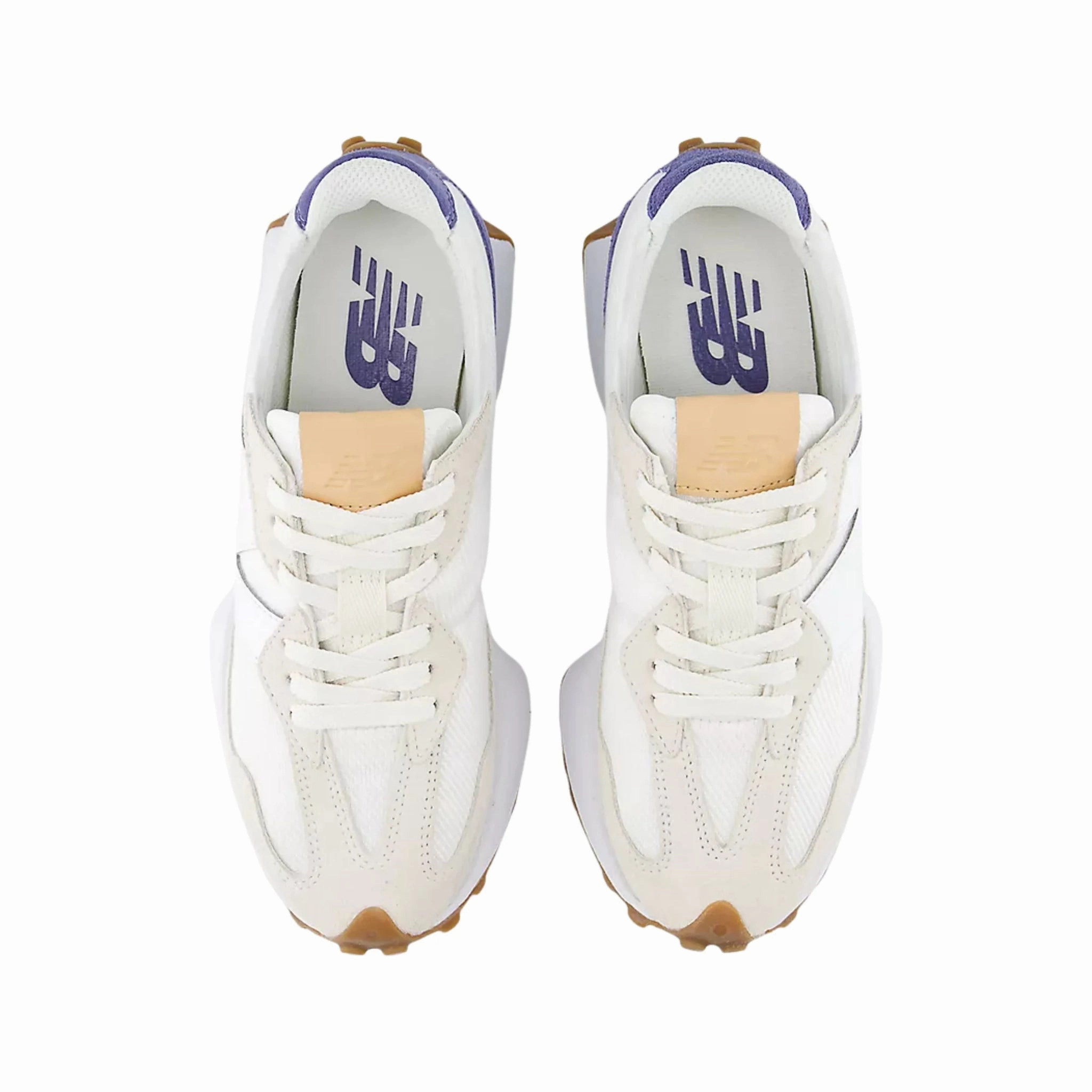 Neutral Stance Airflow Mesh Panels New Balance Women's 327V1 Lifestyle Shoes - Linen with Dream State