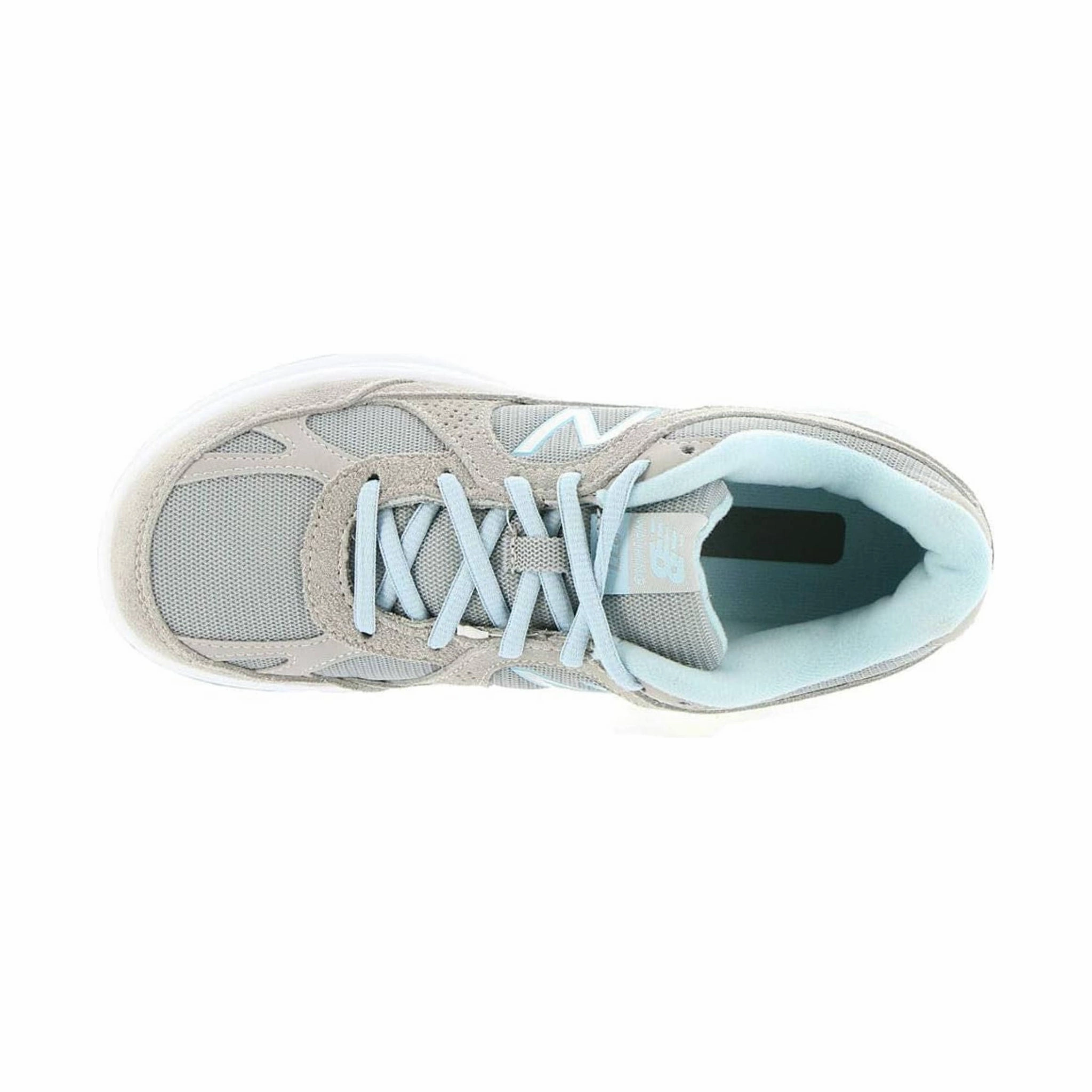 New Balance Women's 877V1 Walking Shoes - Silver/Blue Mid Foot Active Schedule