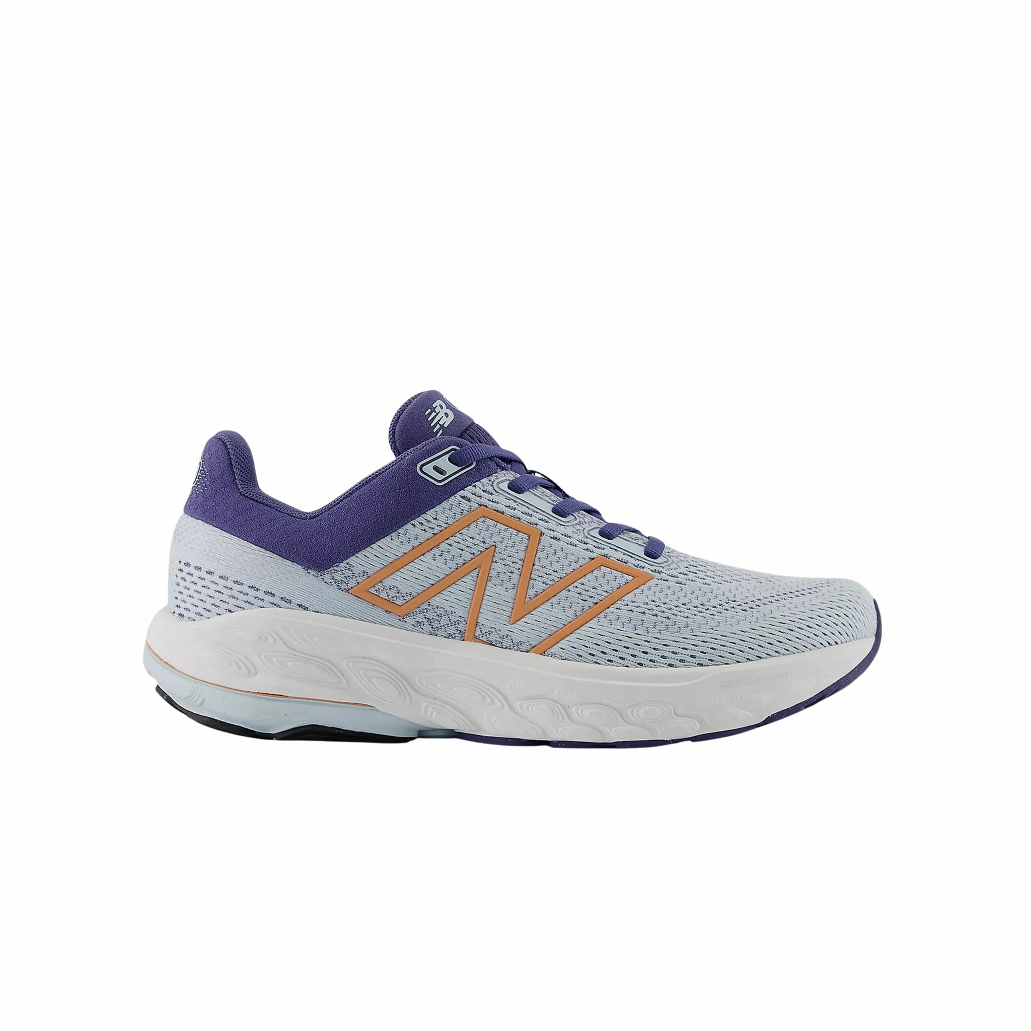 New Balance Women's Fresh Foam X 860v14 Running Shoe - Frosted Glass with Dream State and Peach Nectar Breathable piece