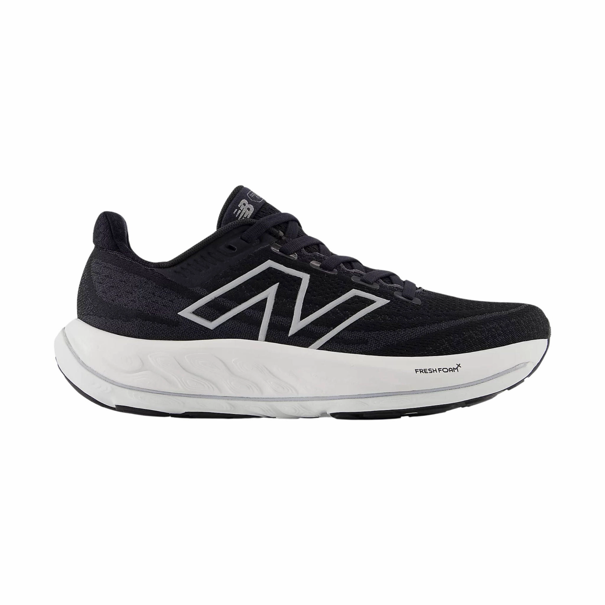 New Balance Women's Fresh Foam X Vongo v6 Running Shoes - Black/White Impact Resistant Heel