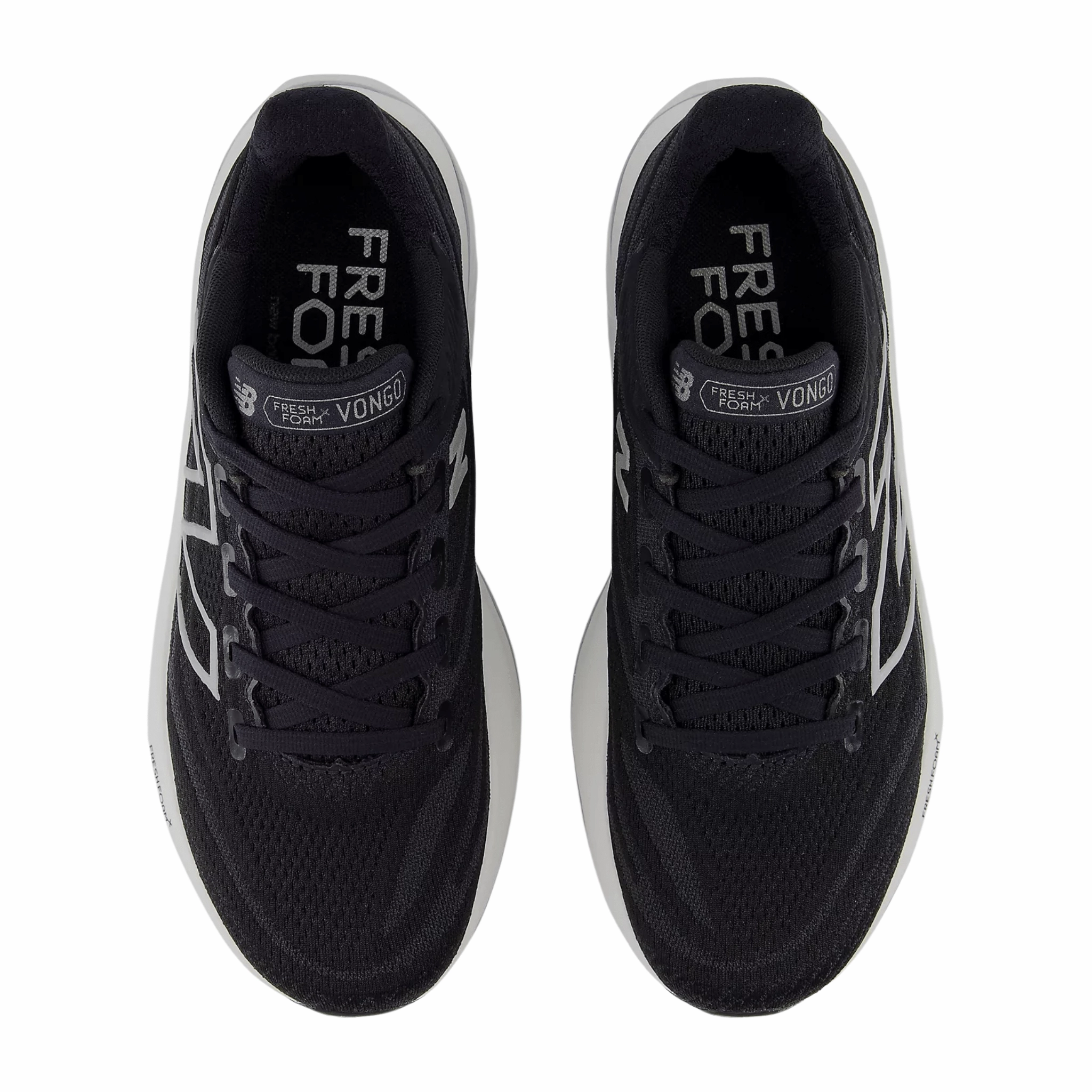 Fast Transition Light Step New Balance Women's Fresh Foam X Vongo v6 Running Shoes - Black/White