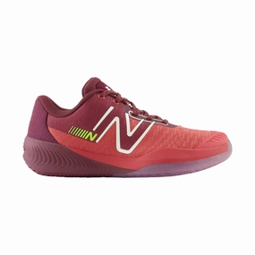Easy Walk Perforated Vamp New Balance Women's Fuel Cell 996v5 Tennis Shoes - Brick Red
