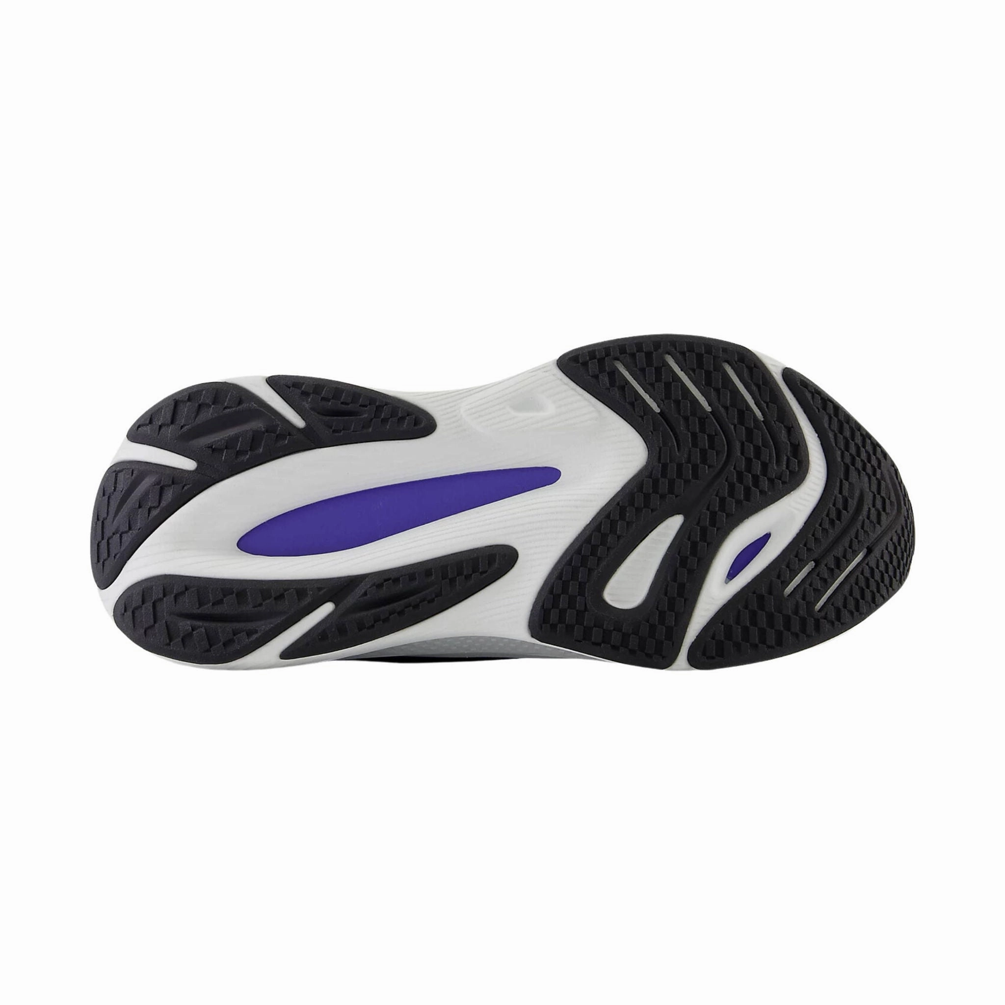 Flexible Outsole Design New Balance Women's FuelCell Walker Elite Shoes - Black with Indigo and Grey Violet