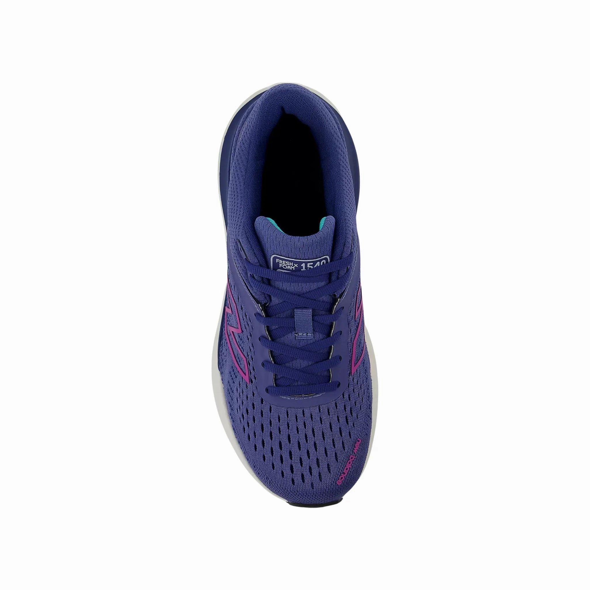 New Balance Women's Made in USA Fresh Foam X 1540 v4 Running Shoes - Night Sky with Cosmic Rose athletic chic Ventilated Mesh