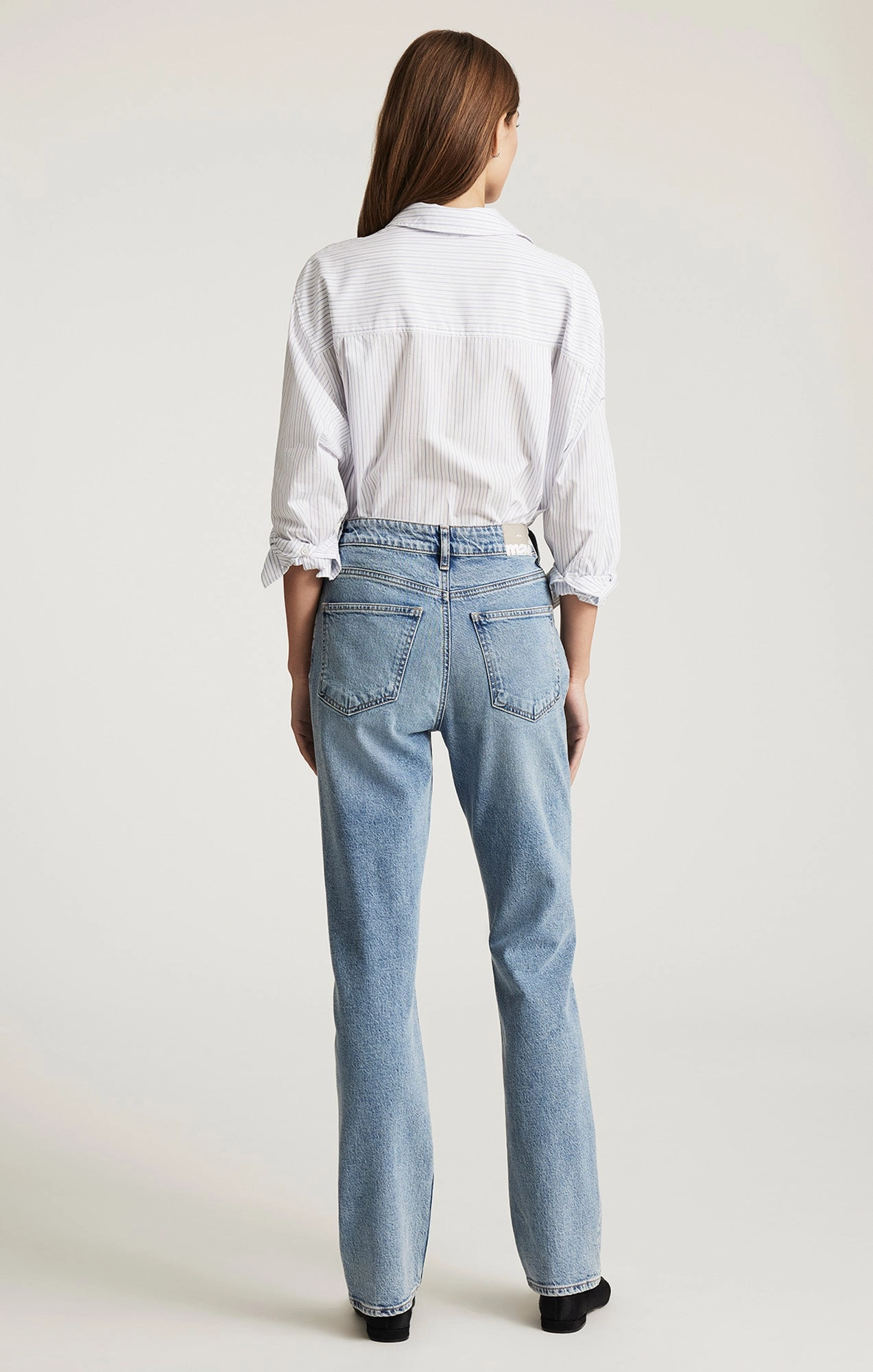 All Season Fabric Weight NEW YORK STRAIGHT LEG IN DARK VINTAGE CLASSIC BLUE