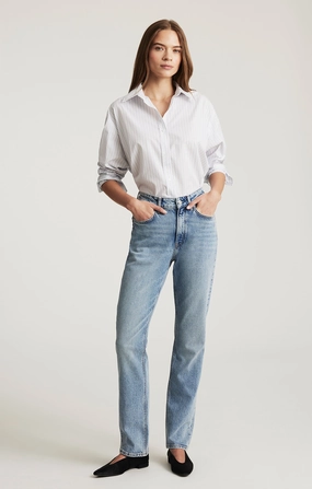 Trendy Wear NEW YORK STRAIGHT LEG IN DARK VINTAGE CLASSIC BLUE