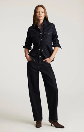 Nature Lover Outdoor Adventure Autumn Days Office Wear Weekend Warrior Trend Setter NICA BARREL IN RINSE CLASSIC BLUE